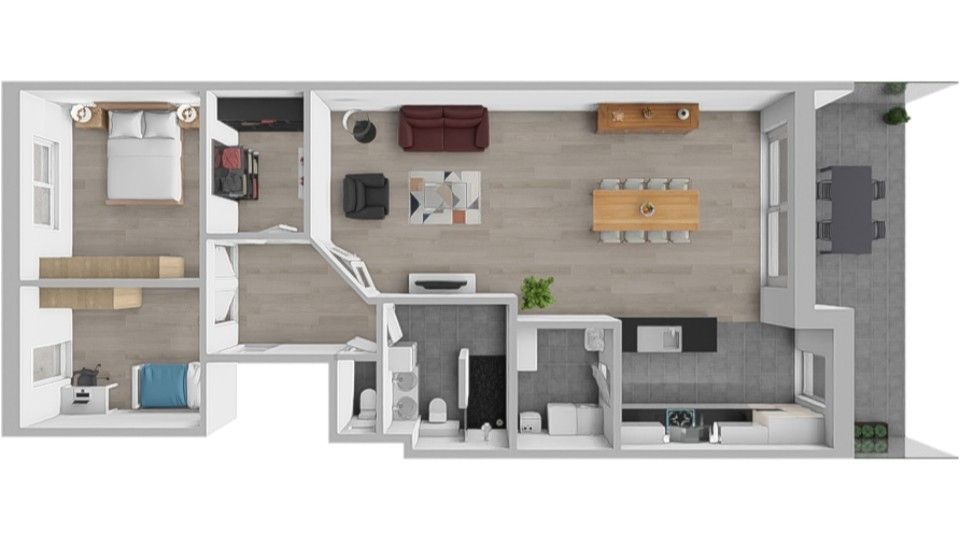 Instapklaar gelijkvloers appartement met tuin + optioneel een garage box! foto 25