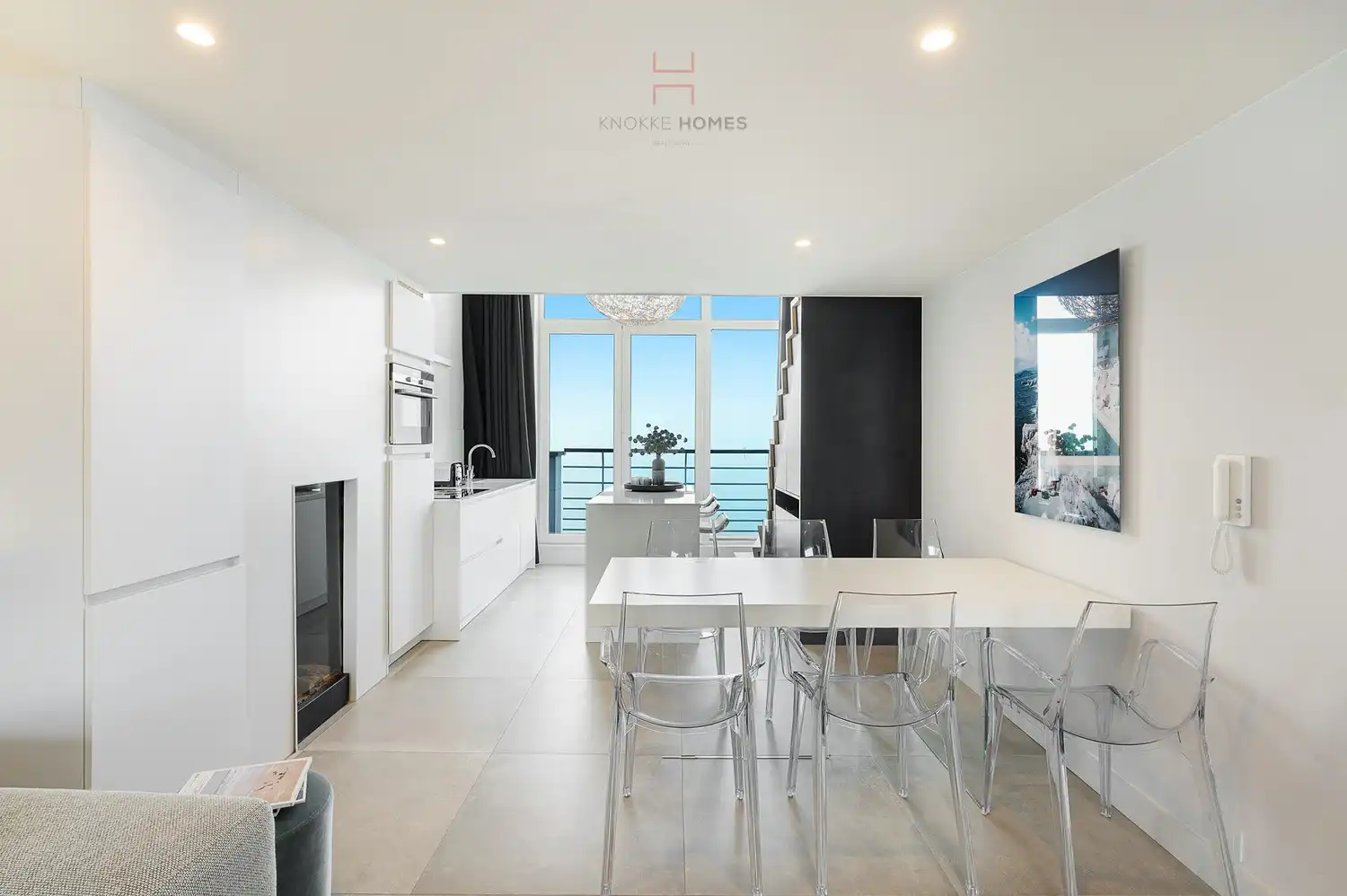 Mooie duplex-mezzanine met frontaal zeezicht en zuidgericht terras. foto 7