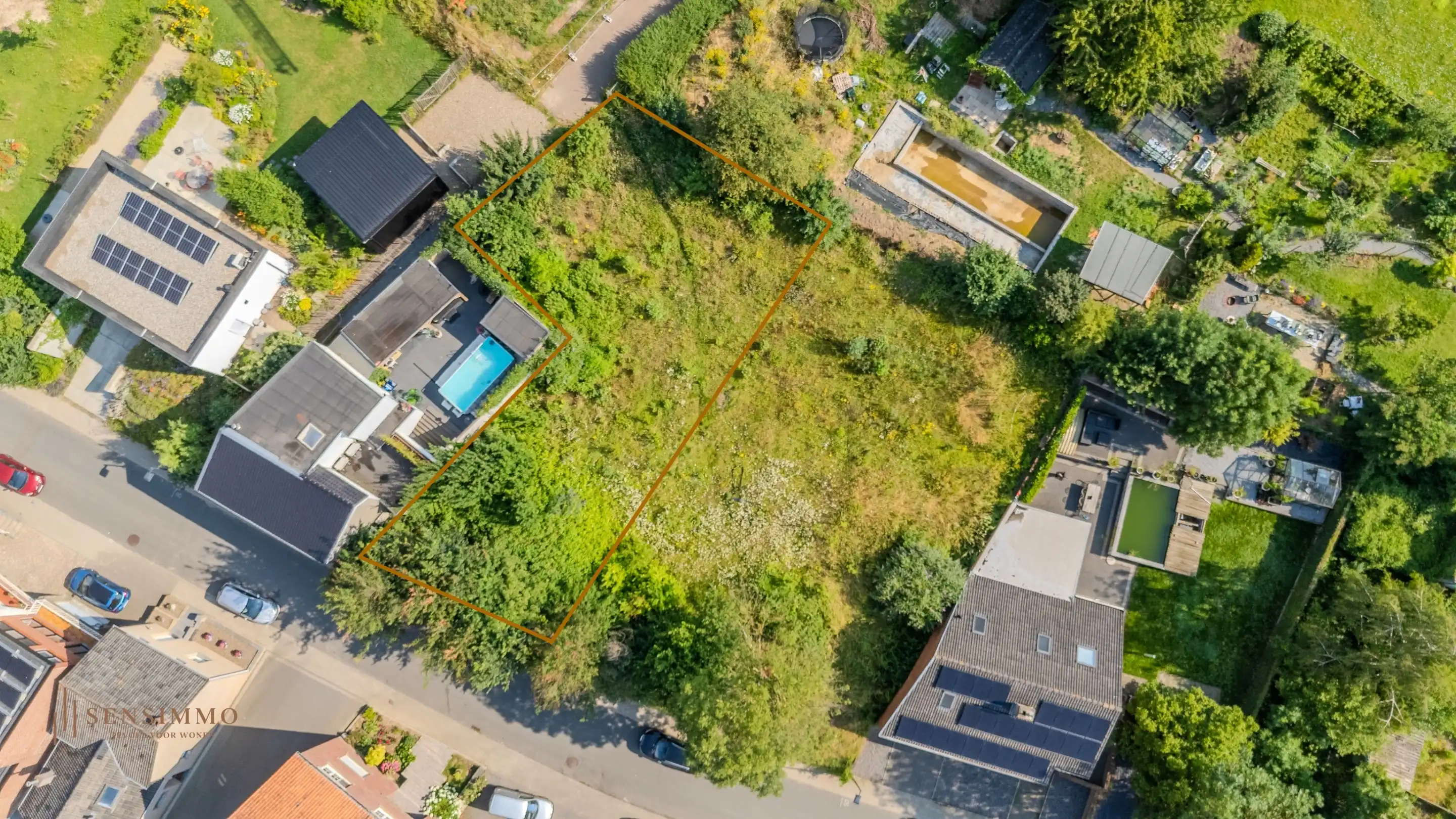 Projectgrond voor 3 moderne halfopen woningen in Vroenhoven (Riemst) foto 3