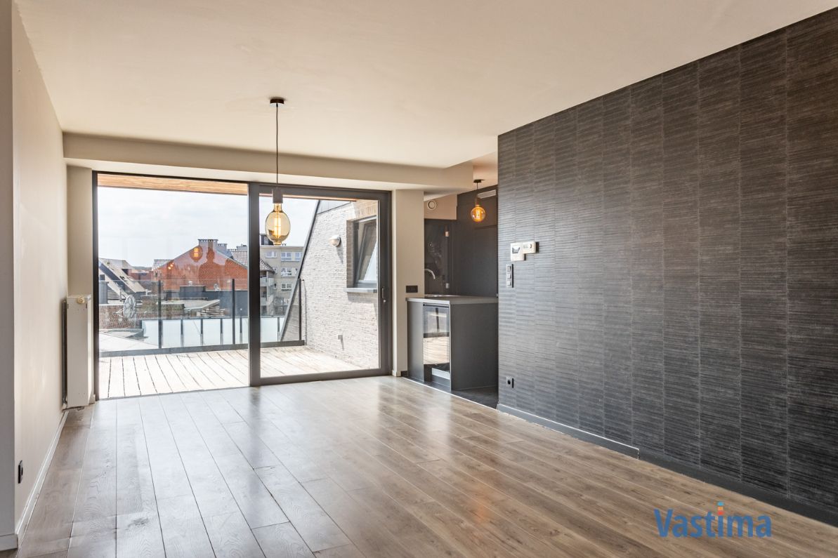 Penthouse met 2 terrassen met zicht over de skyline van Aalst foto 12