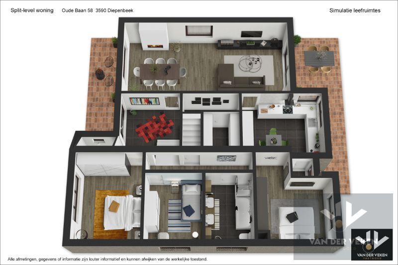 INSTAPKLAAR GEHEEL VAN MAAR LIEFST 370m² OP RUSTIGE LOCATIE foto 12