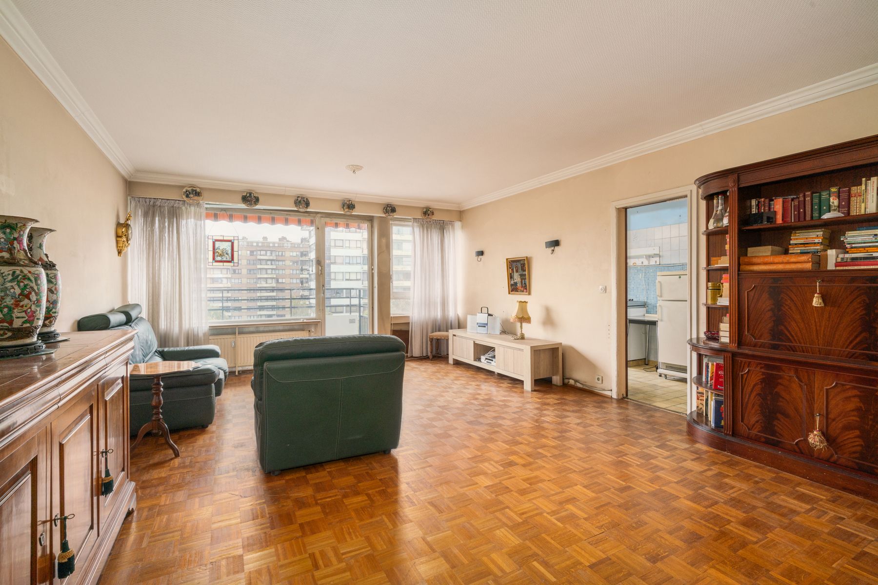 Appartement met 1 slaapkamer en 2 terrassen in Jette foto {{pictureIndex}}