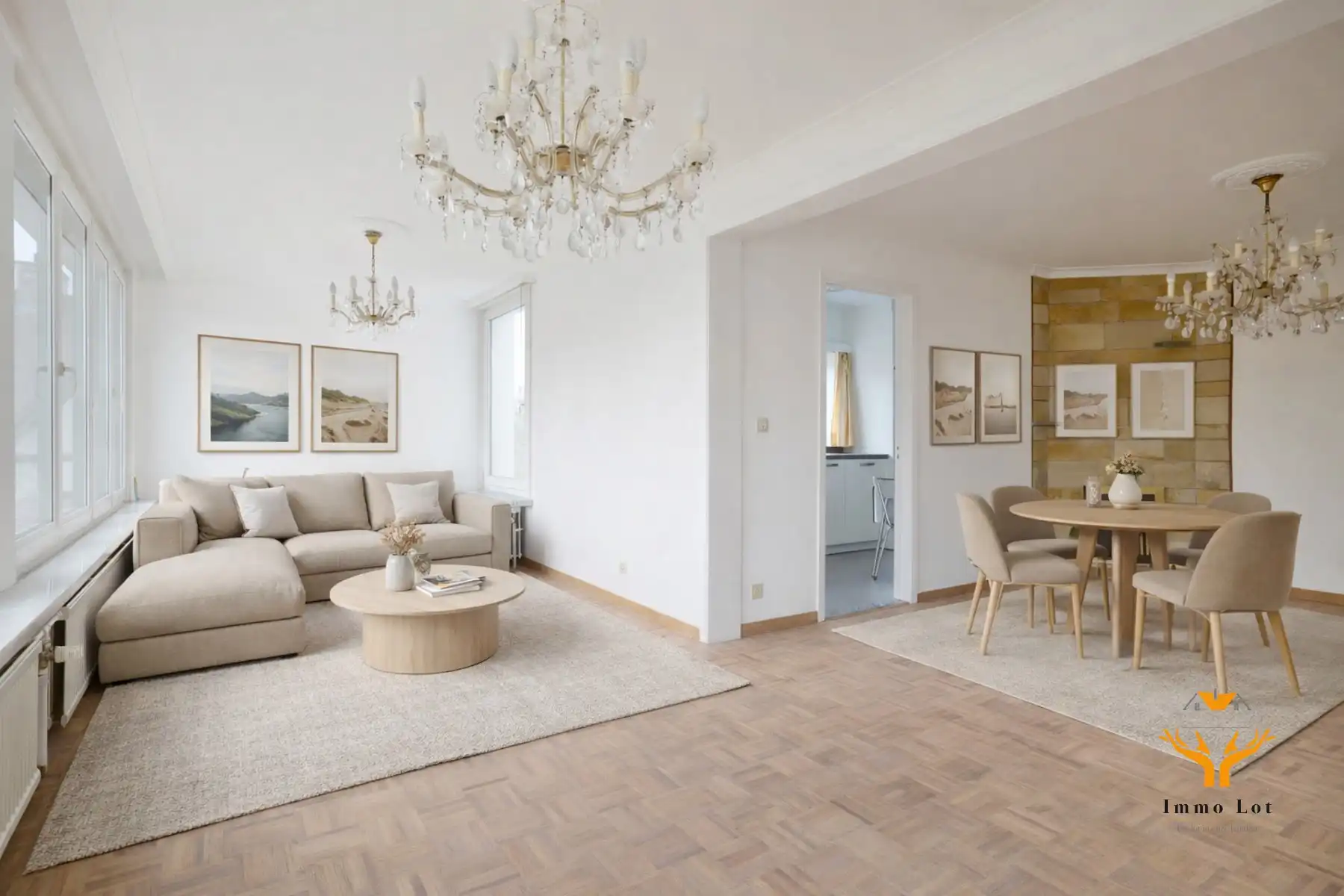 Ruim appartement met panoramisch zicht op het Donkmeer foto 2