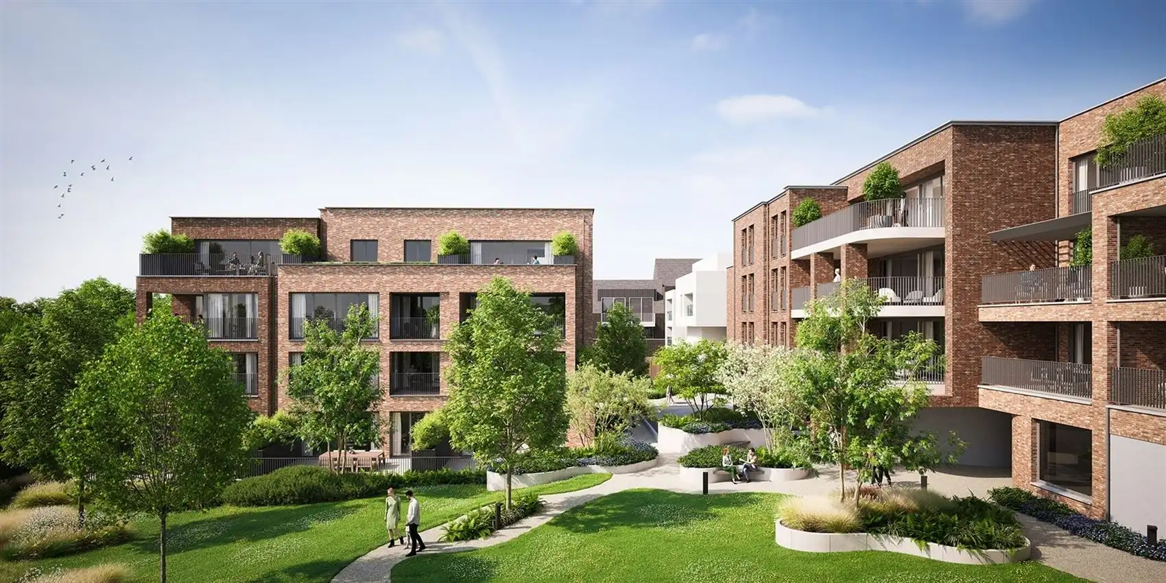 Riant 2 slk appartement 110m² met overdekt terras foto 15