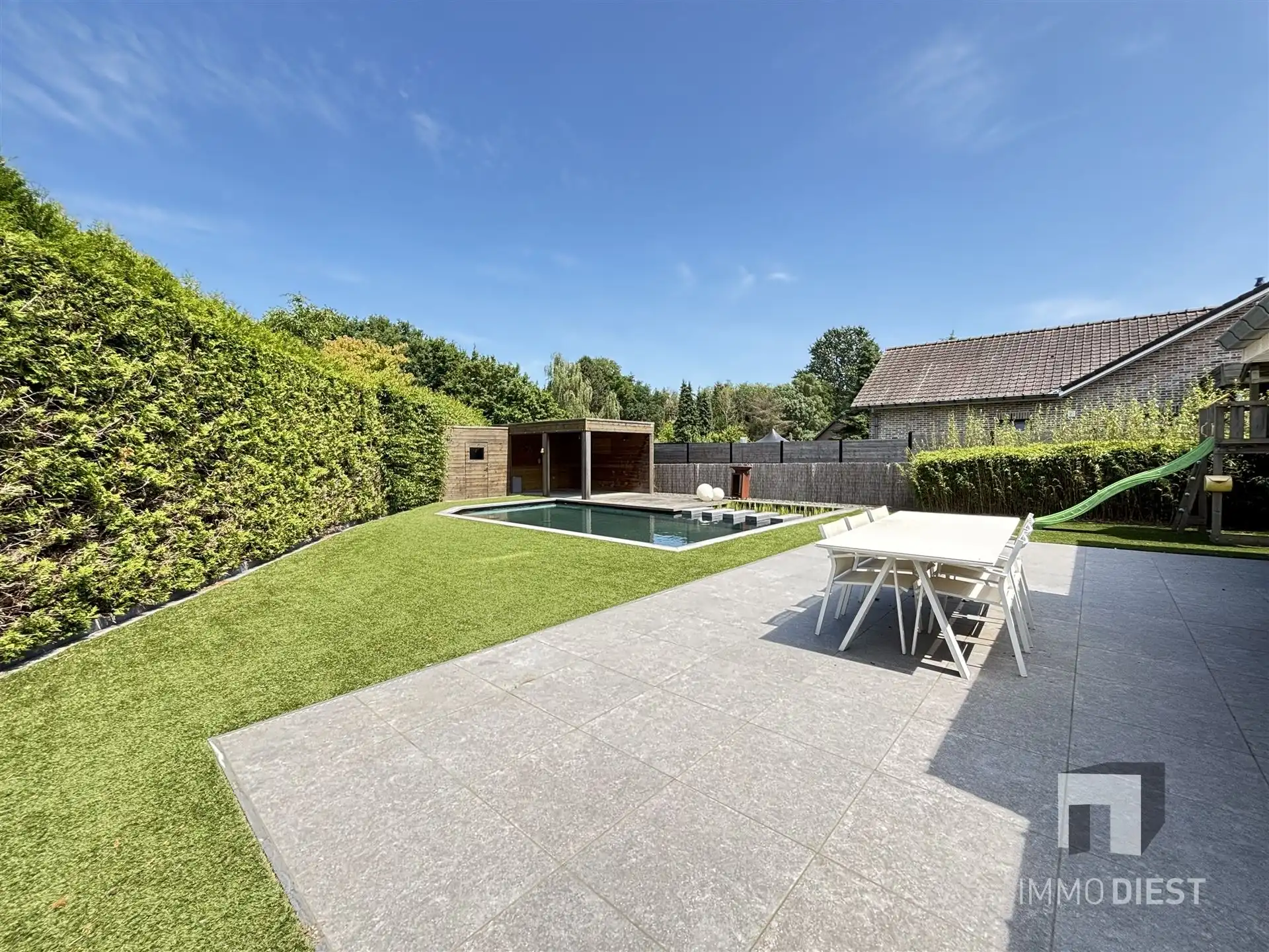 Rustig gelegen woning met zwemvijver nabij het centrum van Paal foto 20