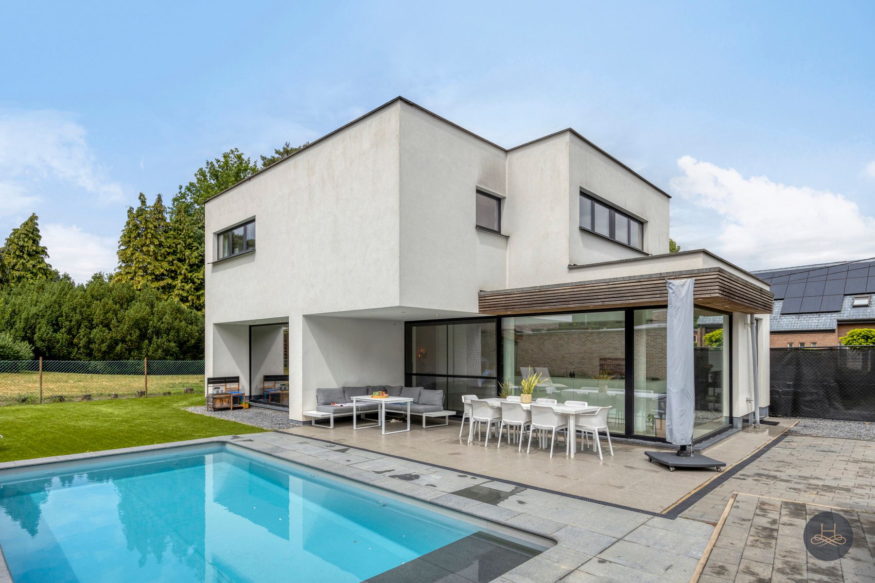 Strakke, moderne BEN woning te Tremelo foto 40