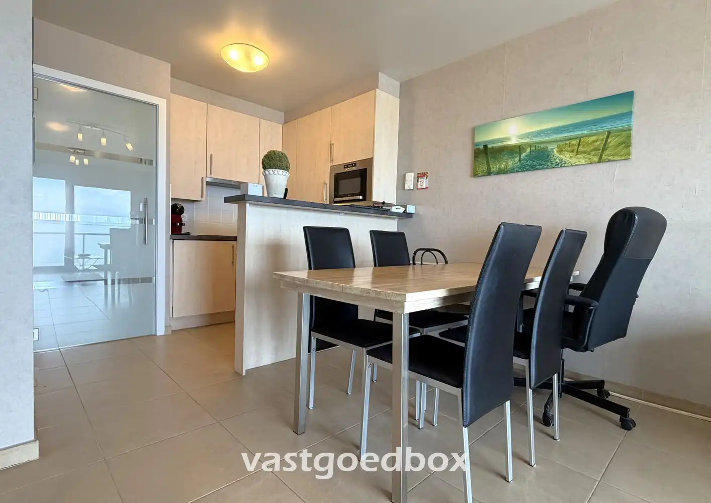 Instapklaar 1 slaapkamer appartement met frontaal zeezicht - Raversijde, Oostende foto 7