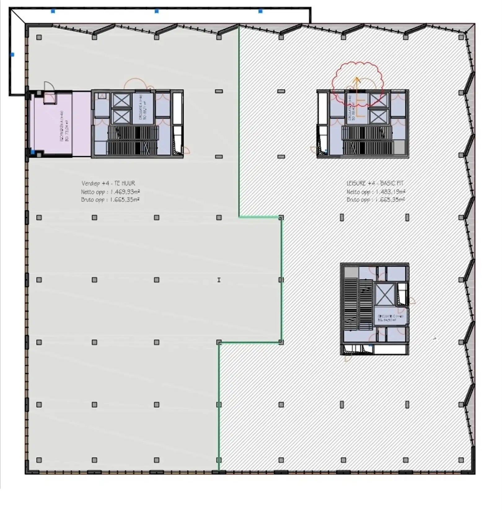 Kantoren in nieuwbouwproject Ouverture lansgheen Kortrijksesteenweg foto 14