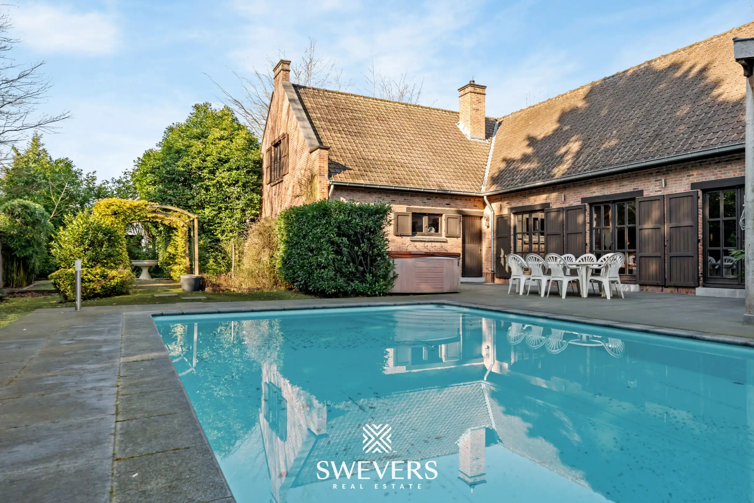 Ruime open bebouwing met zwembad op zonnig perceel van 20a 16ca in Bolderberg foto 30