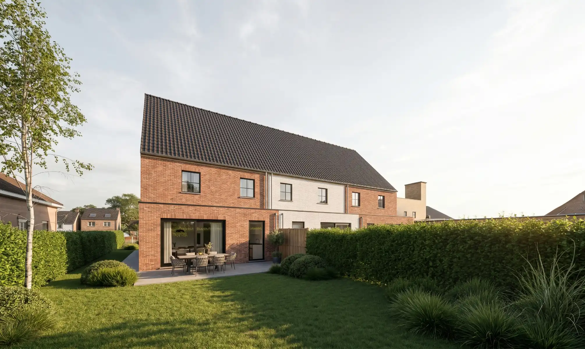 Goed gelegen nieuwbouwwoningen in Bavegem - 6% BTW mogelijk foto {{pictureIndex}}
