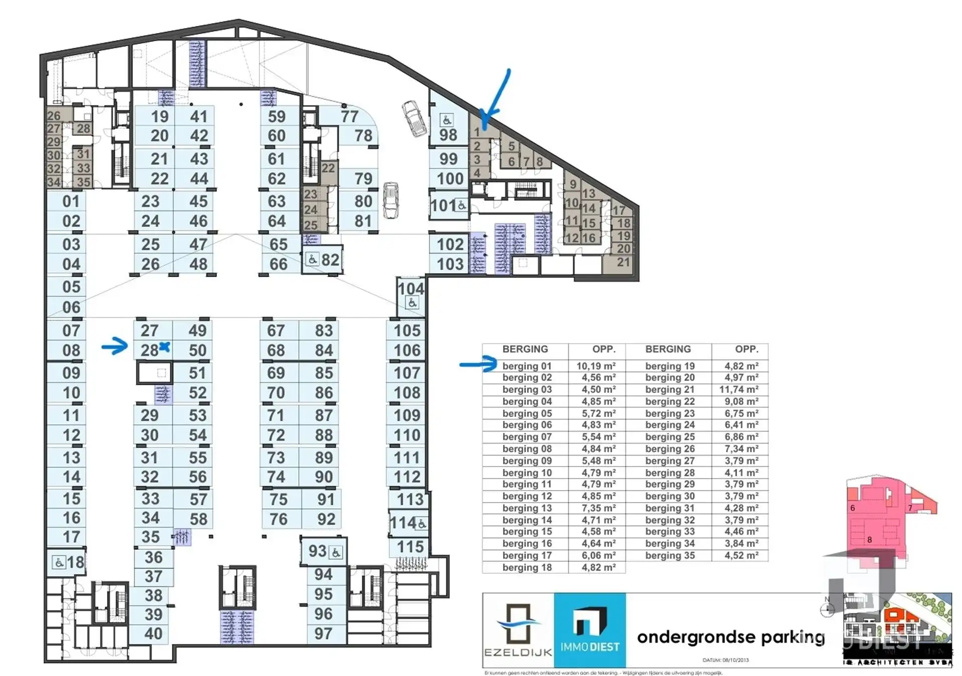 Appartement met 1 slaapkamer, parking en kelder foto 6