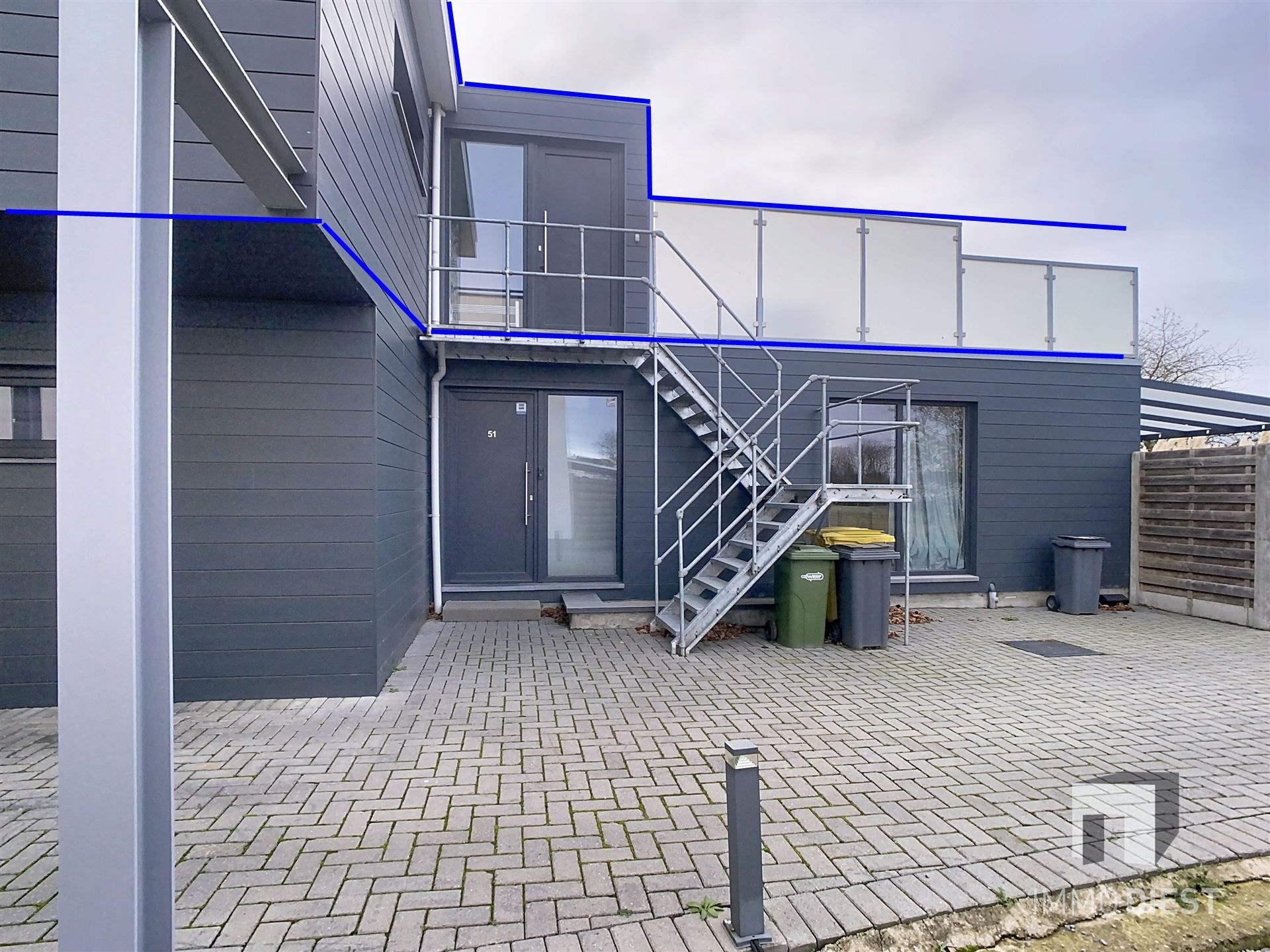 Mooi duplex appartement met groot terras foto 2