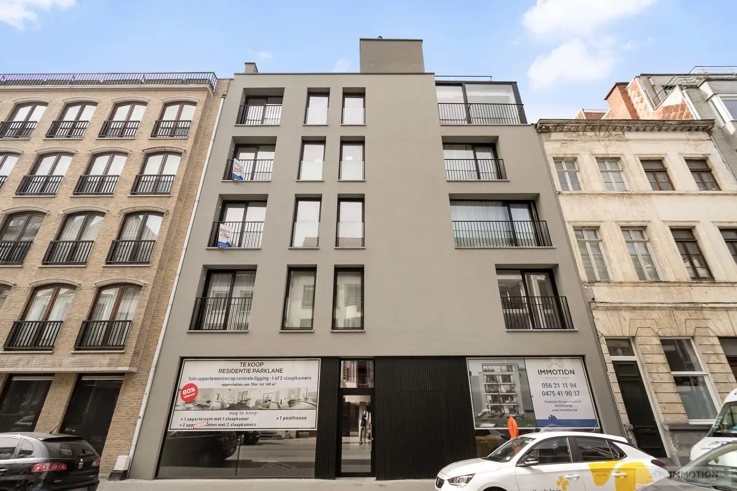 Nieuwbouw appartement met 1 slpk en terras + garage foto {{pictureIndex}}