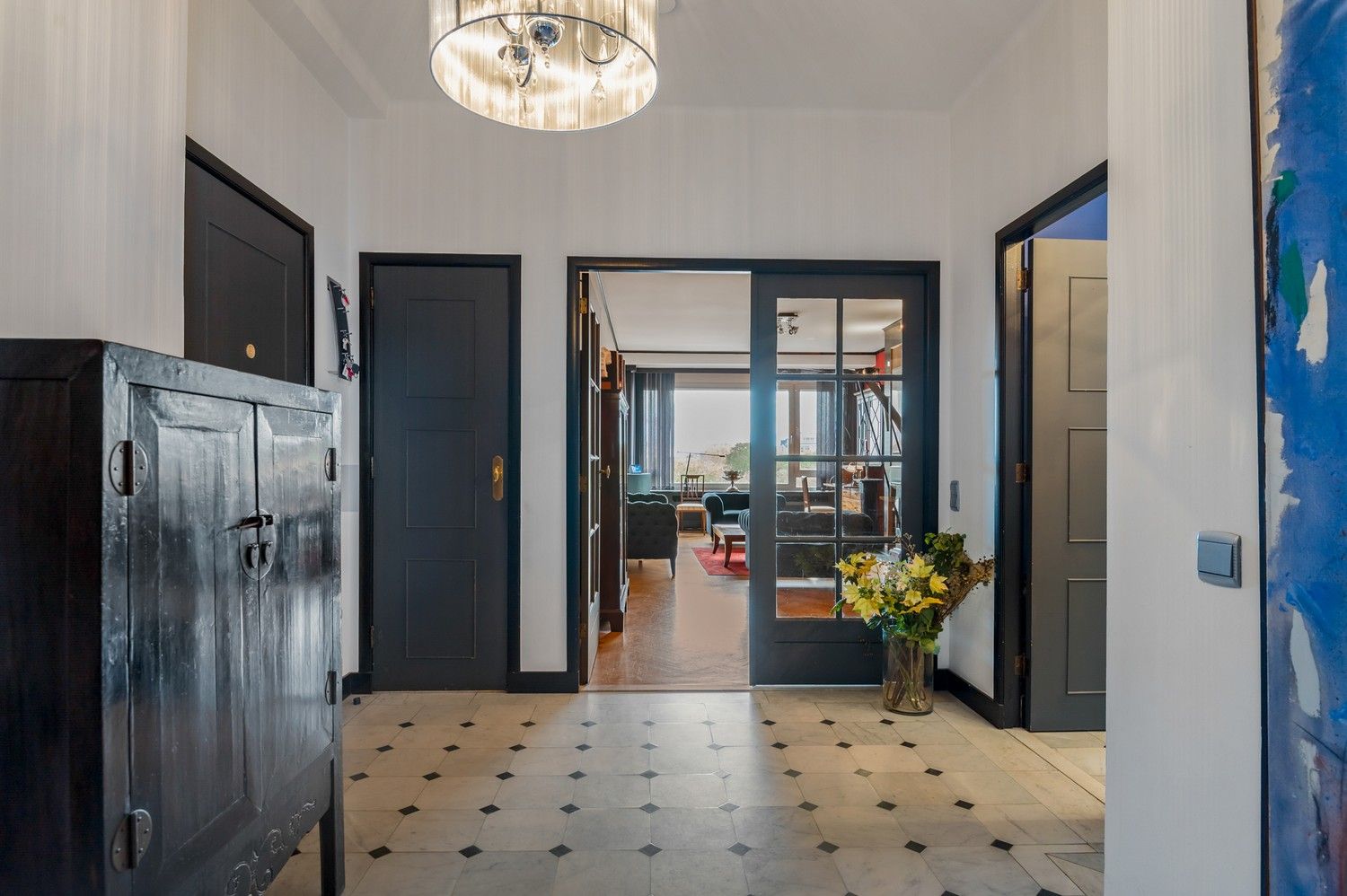 Uitzonderlijk art-deco penthouse met panoramisch uitzicht op het Albertpark foto 28