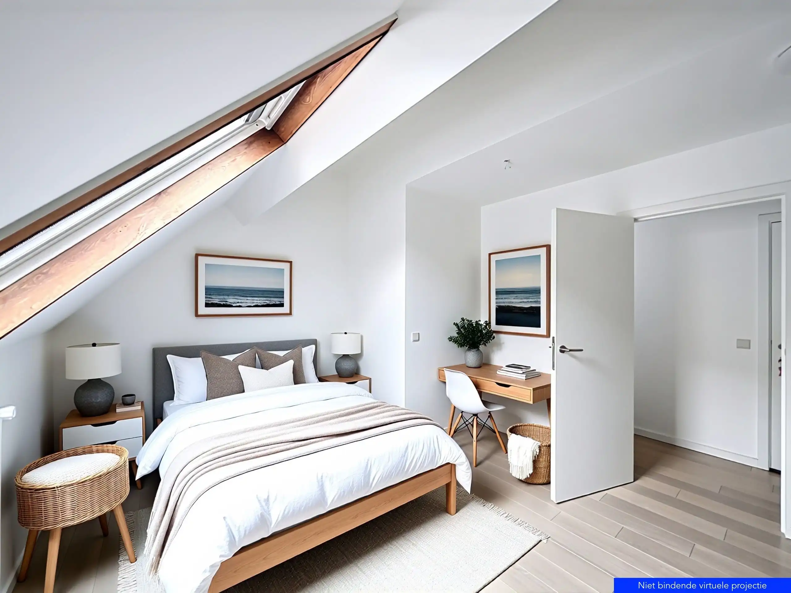 Buitengewoon ruim appartement met open zicht, parking inhuis en multifunctionele zolderruimte foto 11