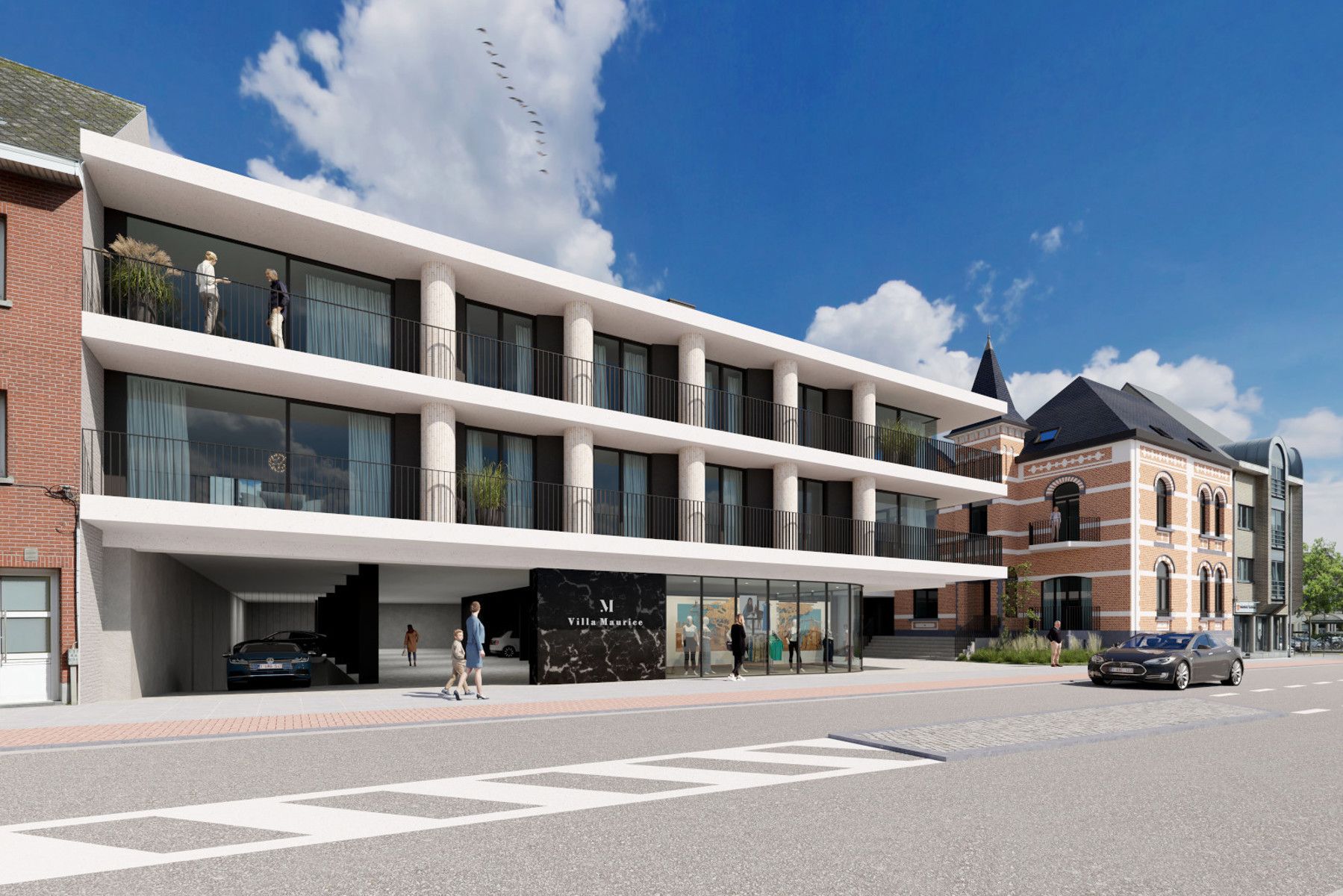 Nieuwbouwproject Villa Maurice: apptartement A2.7 met terras foto 3
