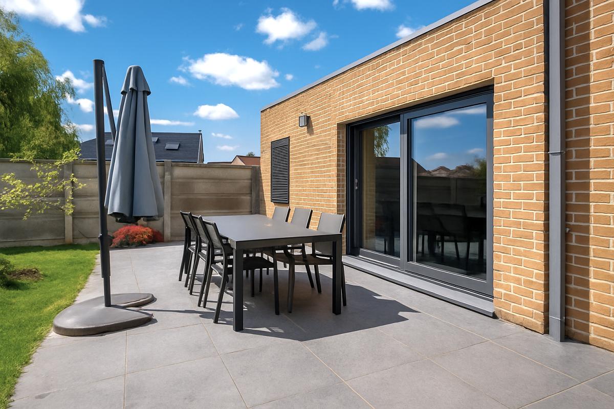 Deze instapklare halfopen woning uit 2014 ligt in een rustige en landelijke straat in Lierde.  foto 23