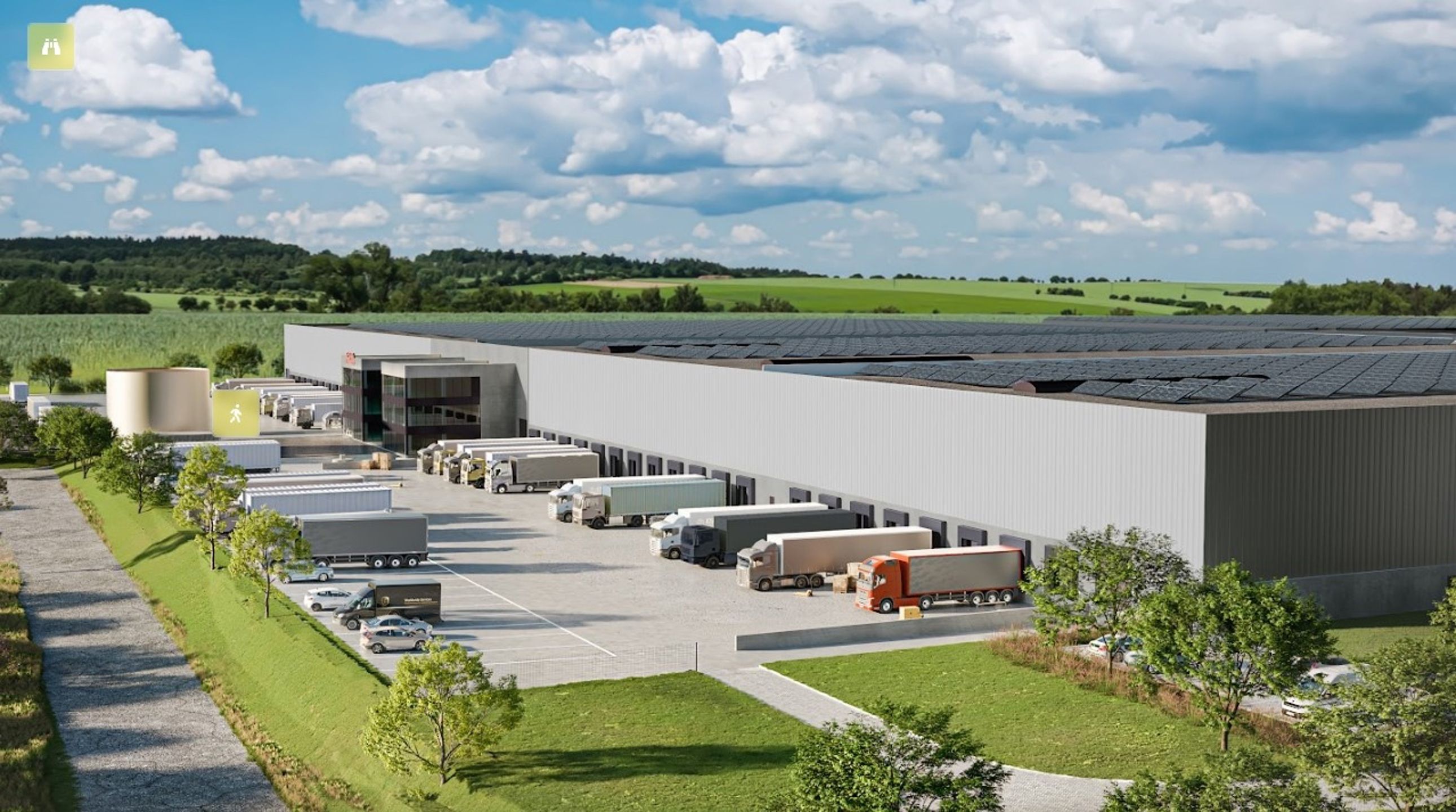 BTS  Magazijn 16.000m² met mezzanine 2.777m² en kantoor 525m² te huur foto 3