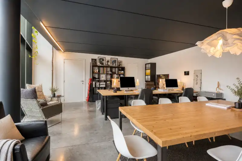 Moderne woning met kantoor en prachtig zicht op de Leie foto 5