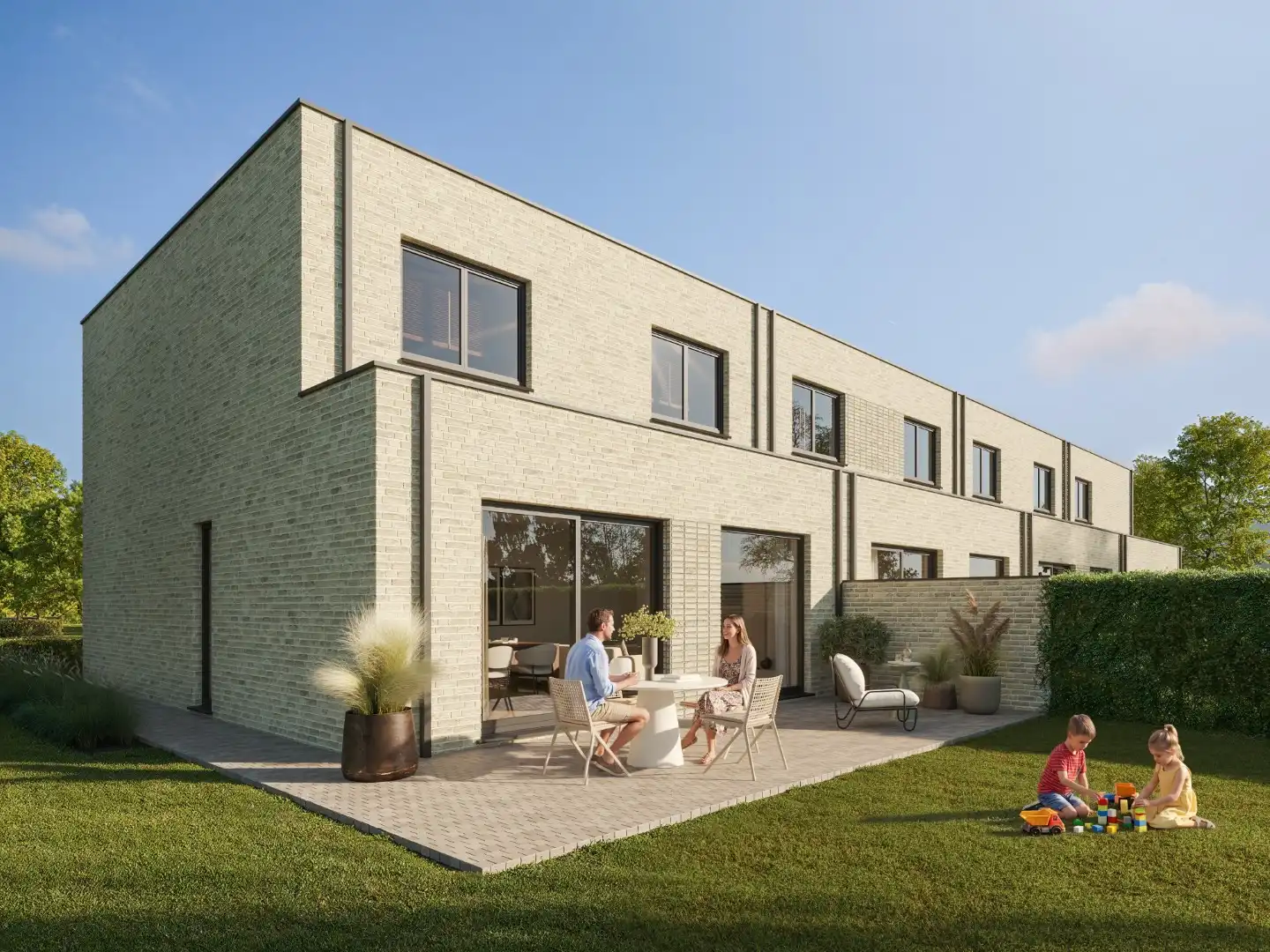 Energiezuinige halfopen bebouwing met 4 slpk’s foto 2