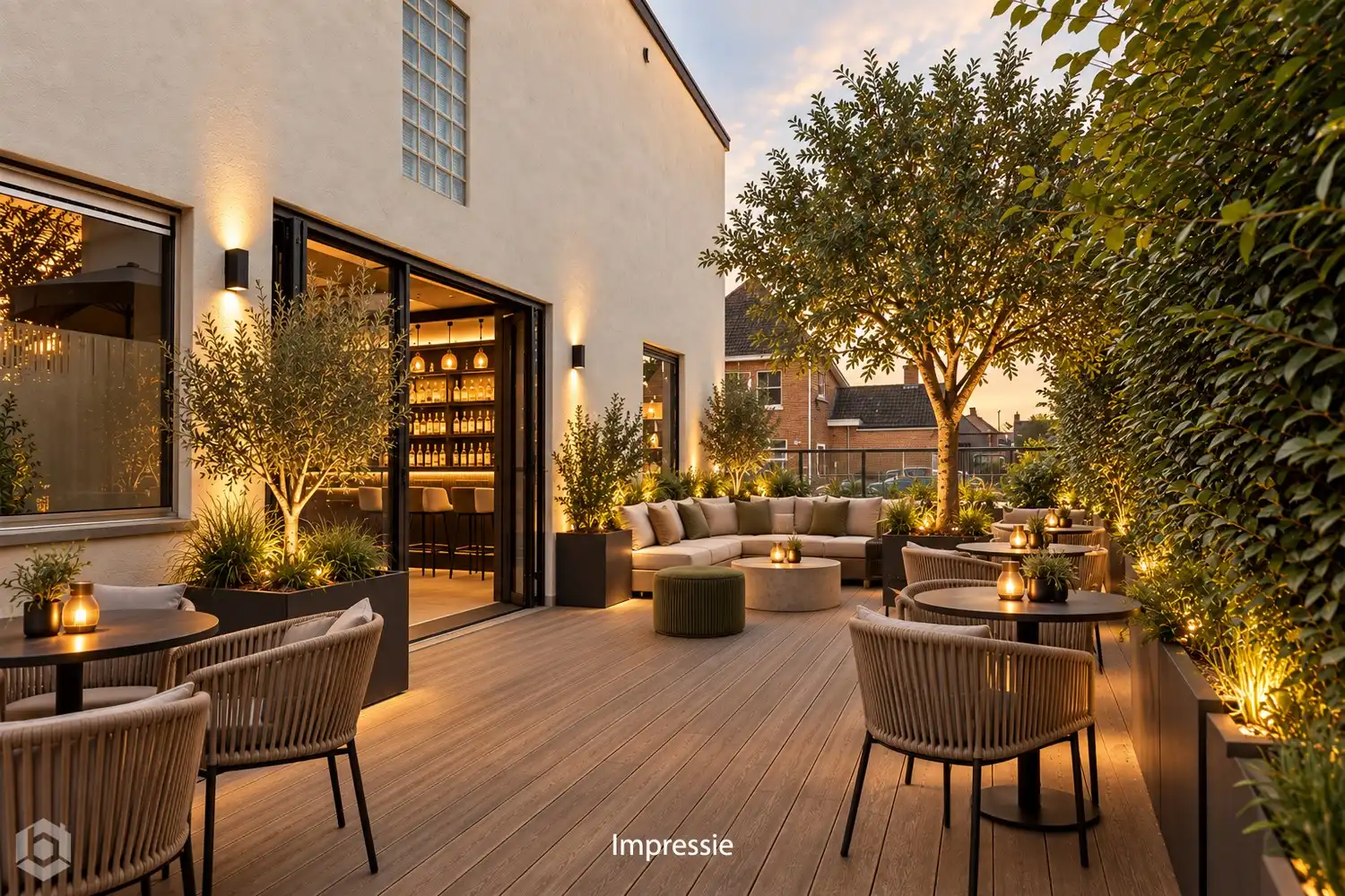 Handelspand met woonst en app. op toplocatie te Putte foto 17