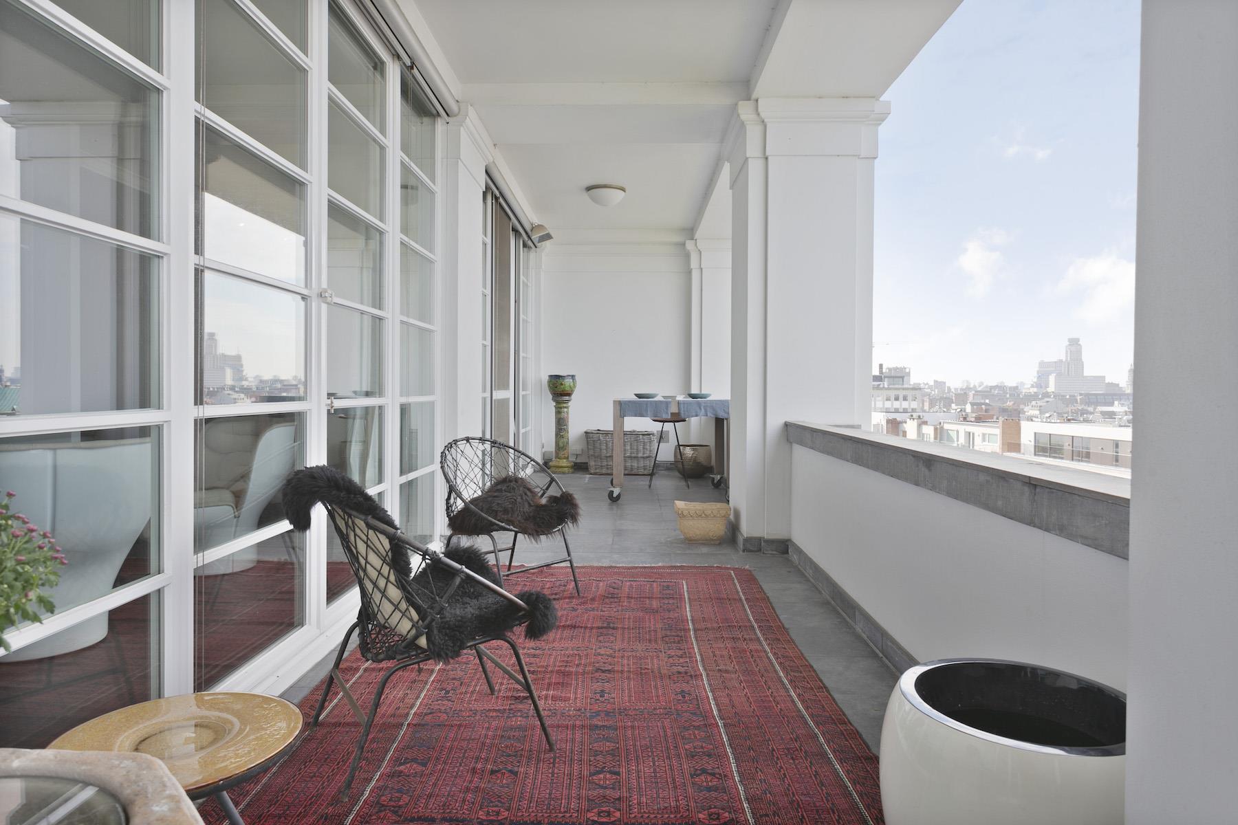 ANTWERPEN-EILANDJE - High-end afgewerkt penthouse foto {{pictureIndex}}