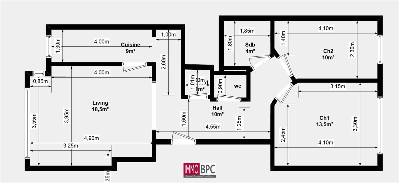 Gerenoveerd appartement met 2 slaapkamers foto 13
