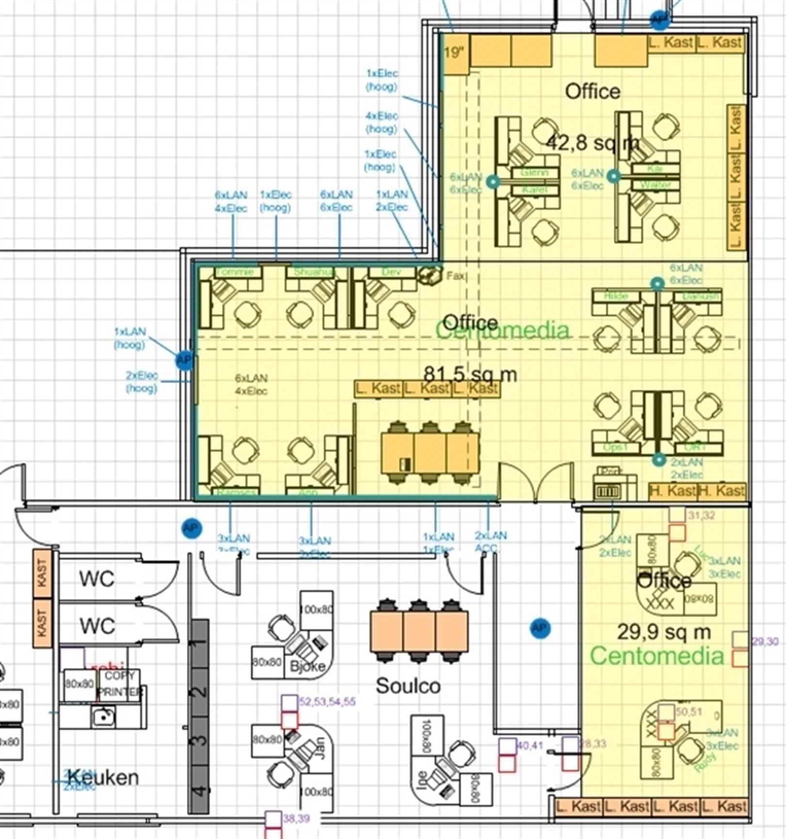 Bemeubeld kantoor van 154 m² met magazijn te huur in Paal/Beringen foto 14