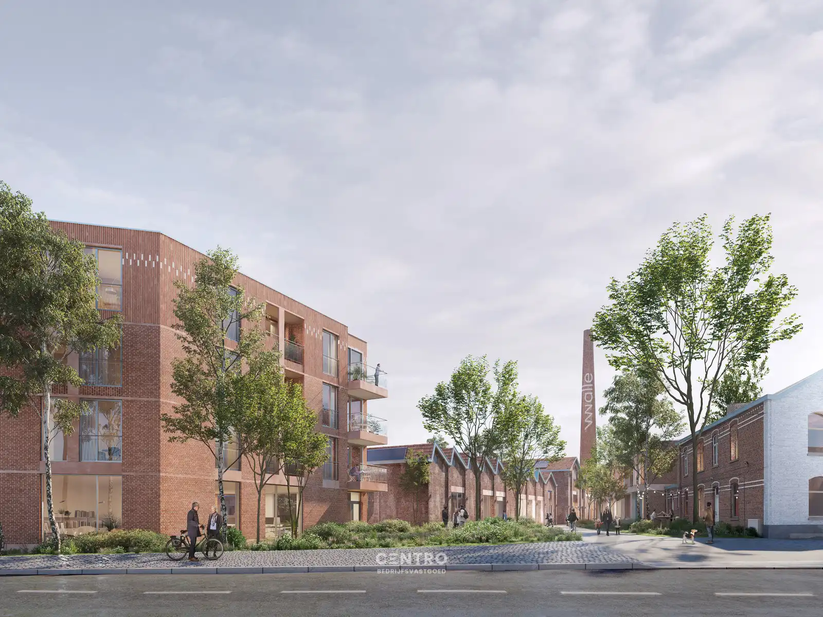 FASE 2 Herontwikkeling KARAKTERVOLLE site met bedrijvigheid (magazijnen, ateliers, showrooms en kantoren) te WALLE Kortrijk ! foto 4