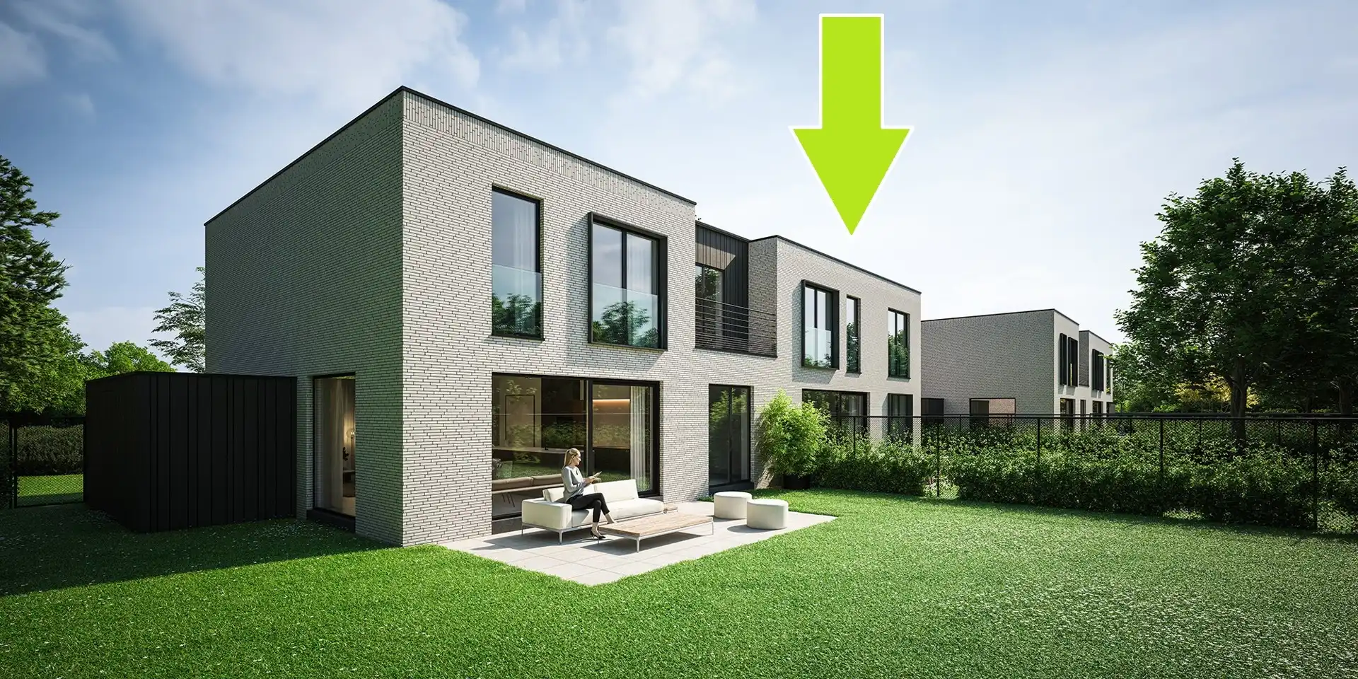 Nieuwbouwwoning op afgesloten domein foto 2