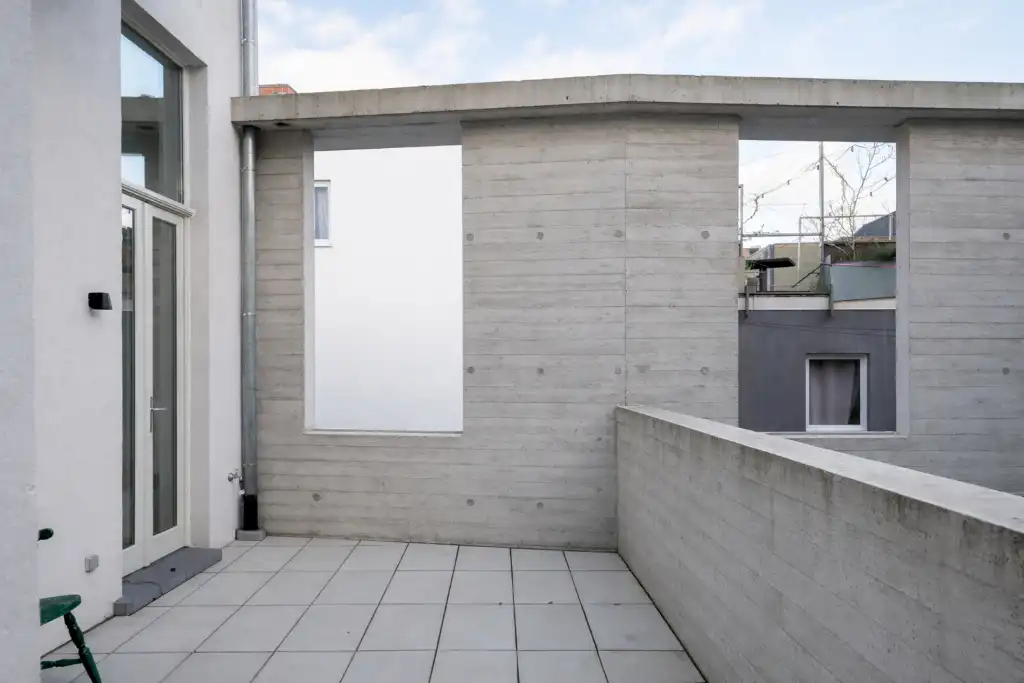 Architecturaal appartement (96 m2) met ruim buitenterras in centrum Gent foto 3