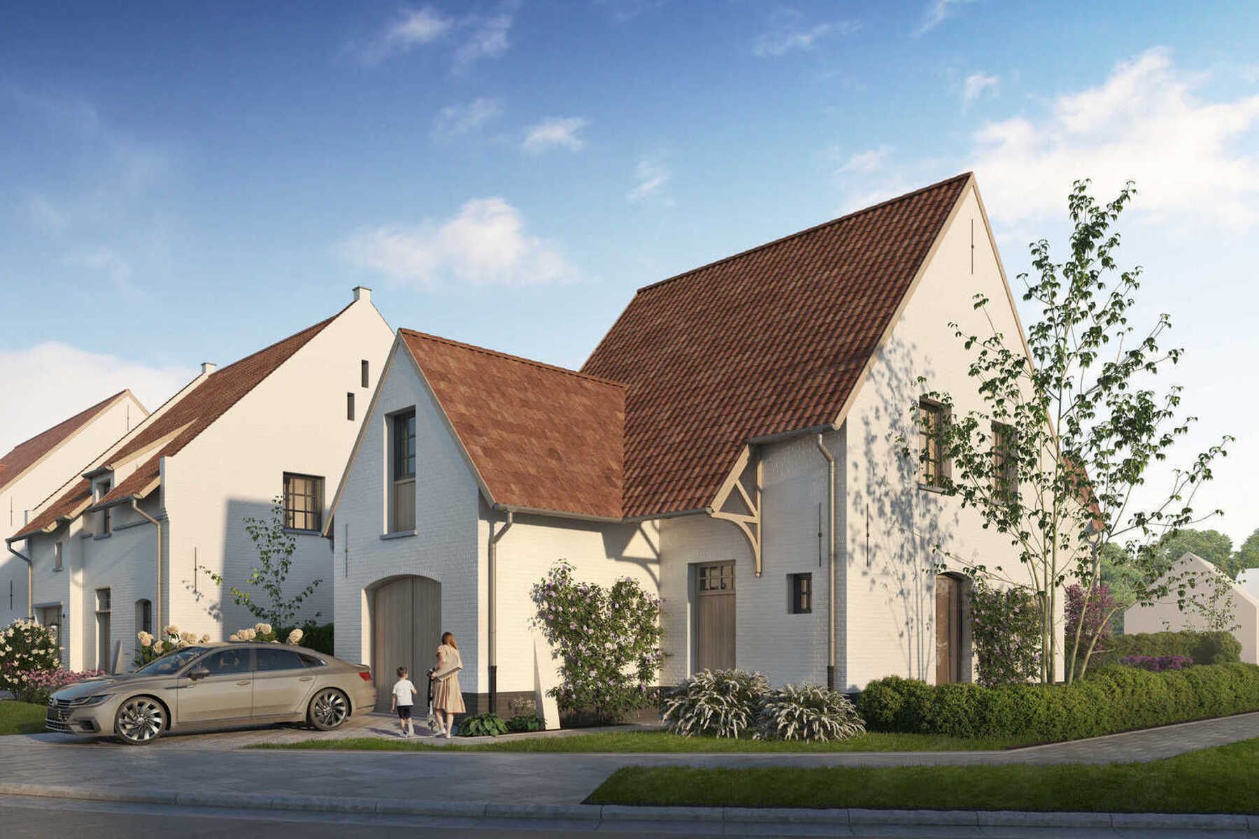 Kleinschalig en stijlvolle nieuwbouwwoningen te Galmaarden foto {{pictureIndex}}