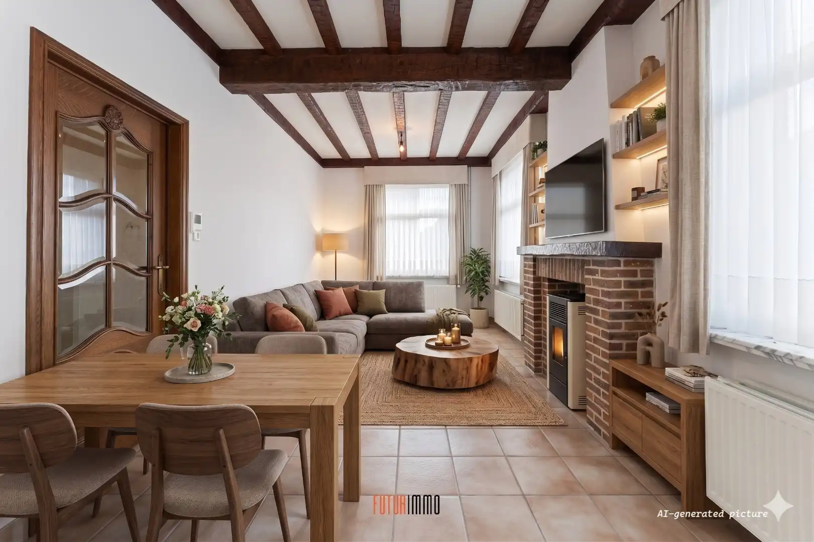 Karaktervolle alleenstaande woning in Rumbeke foto 7