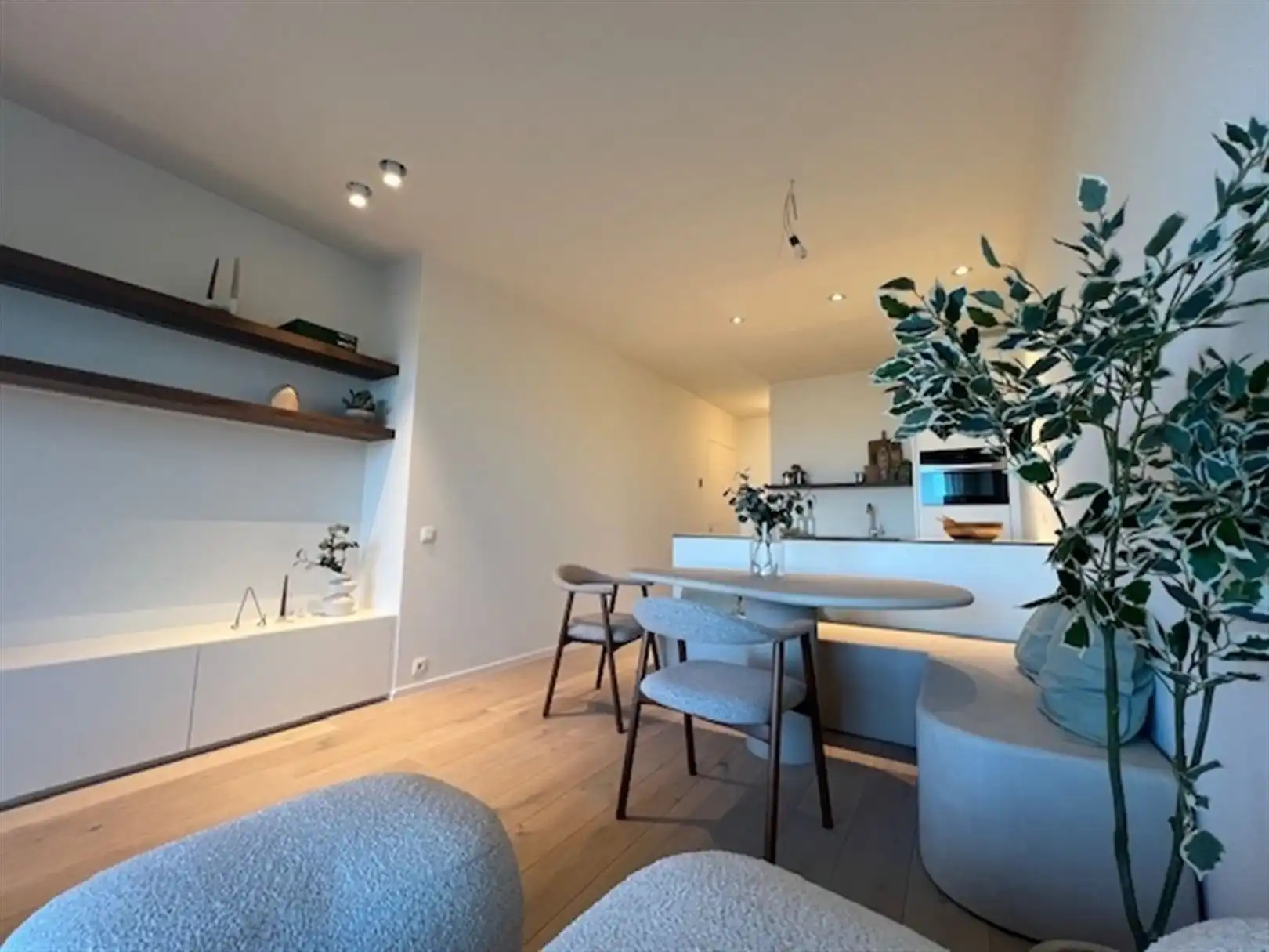 Mooi gelijkvloers appartement met 1 slaapkamer, terras vooraan, terras achteraan foto 4