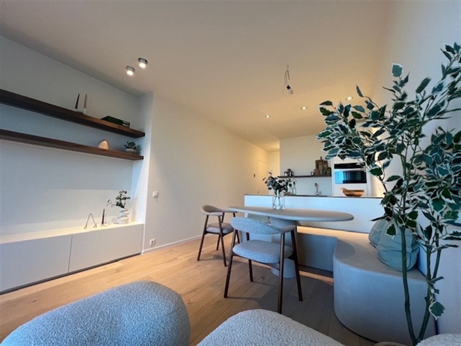 Mooi gelijkvloers appartement met 1 slaapkamer, terras vooraan, terras achteraan foto 4