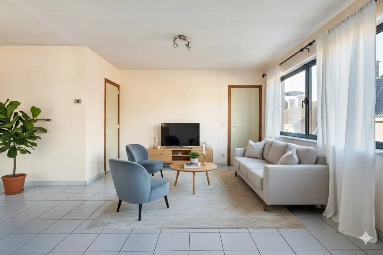 Centraal gelegen en lichtrijk 1 slpk appartement in Ardooie foto 5