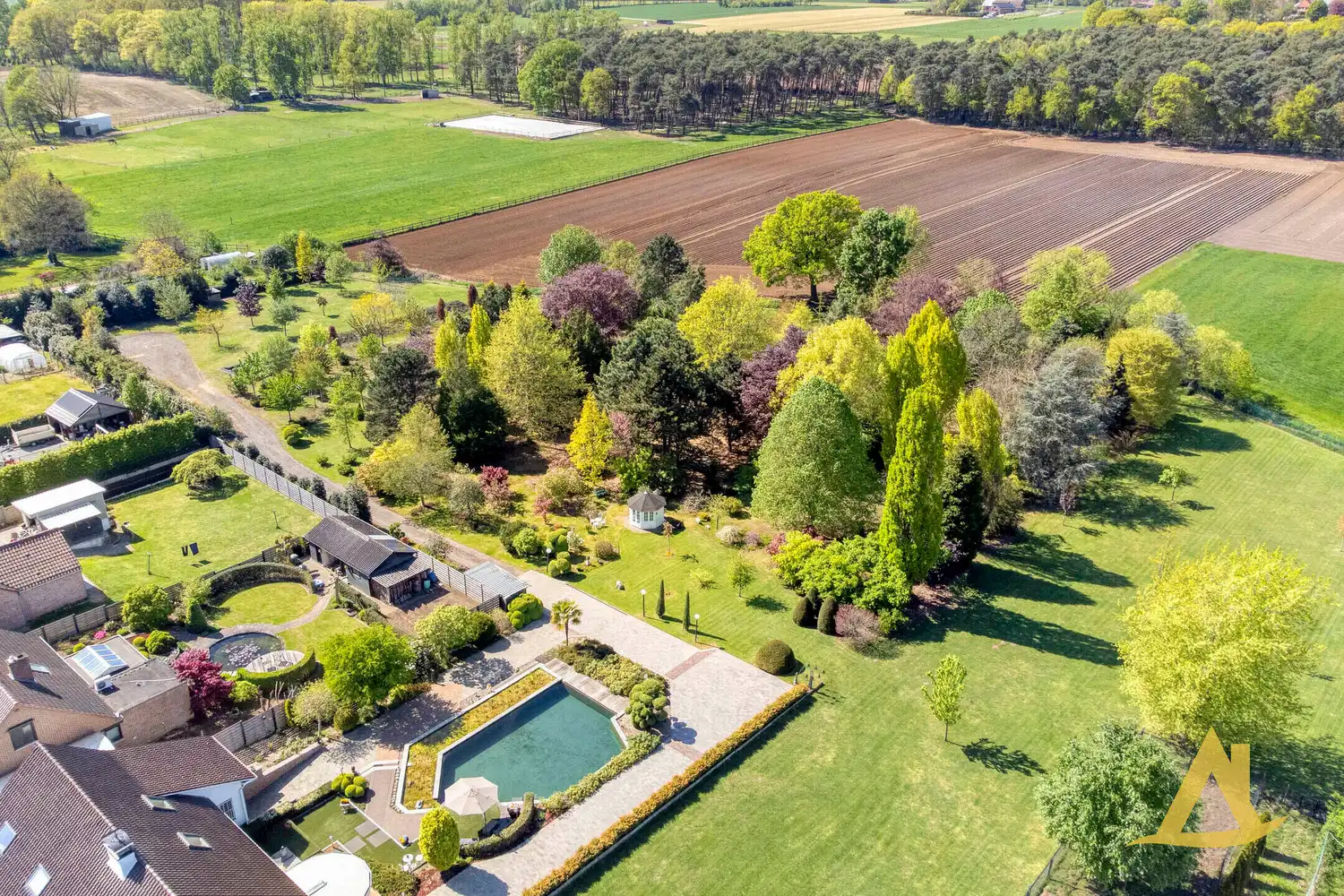 EXCLUSIEVE VILLA MET PARKTUIN EN ZWEMVIJVER OP EEN PERCEEL VAN 1HA 5A 16CA! foto 5