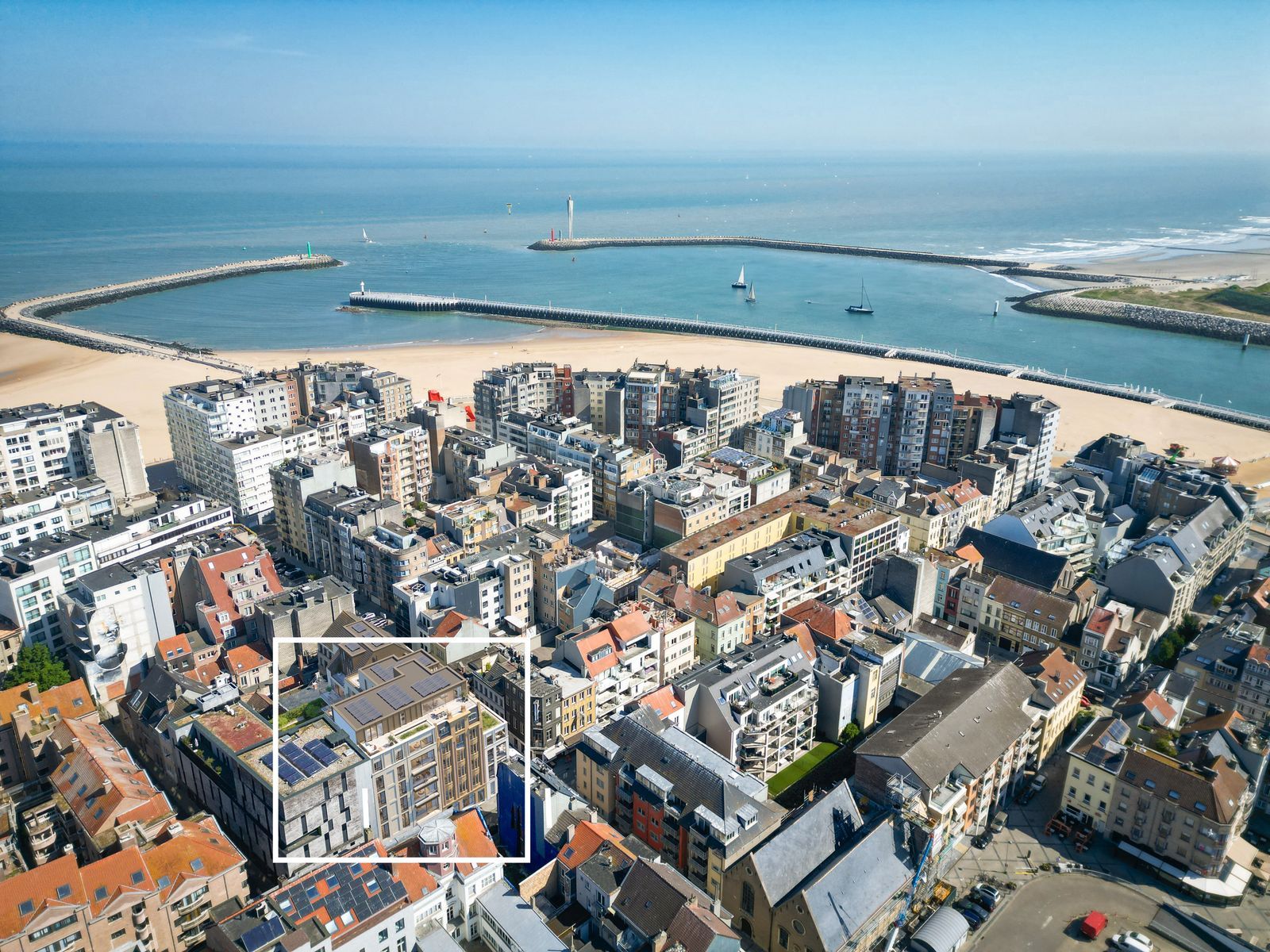 Mooi nieuw appartement (1slpk) met terras, vlakbij zee foto 4