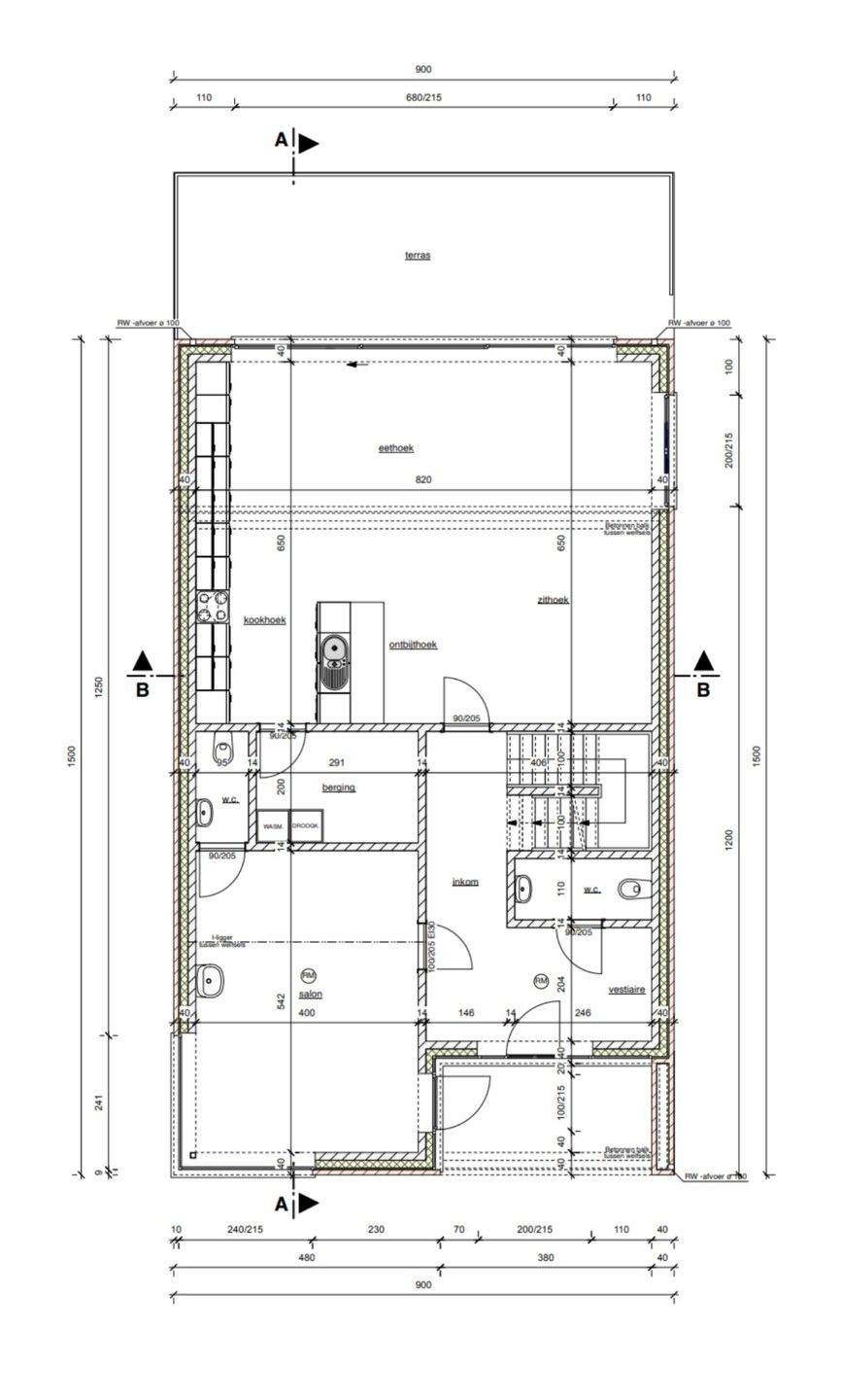 Bouwgrond van 728m² voor Open Bebouwing met vergunde plannen foto 5