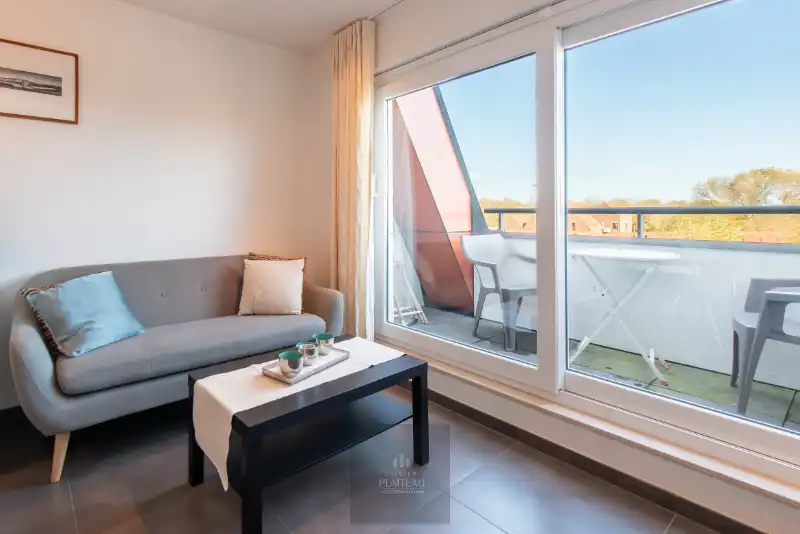 Recent duplex-appartement met één slaapkamer en slaaphoek. foto 9