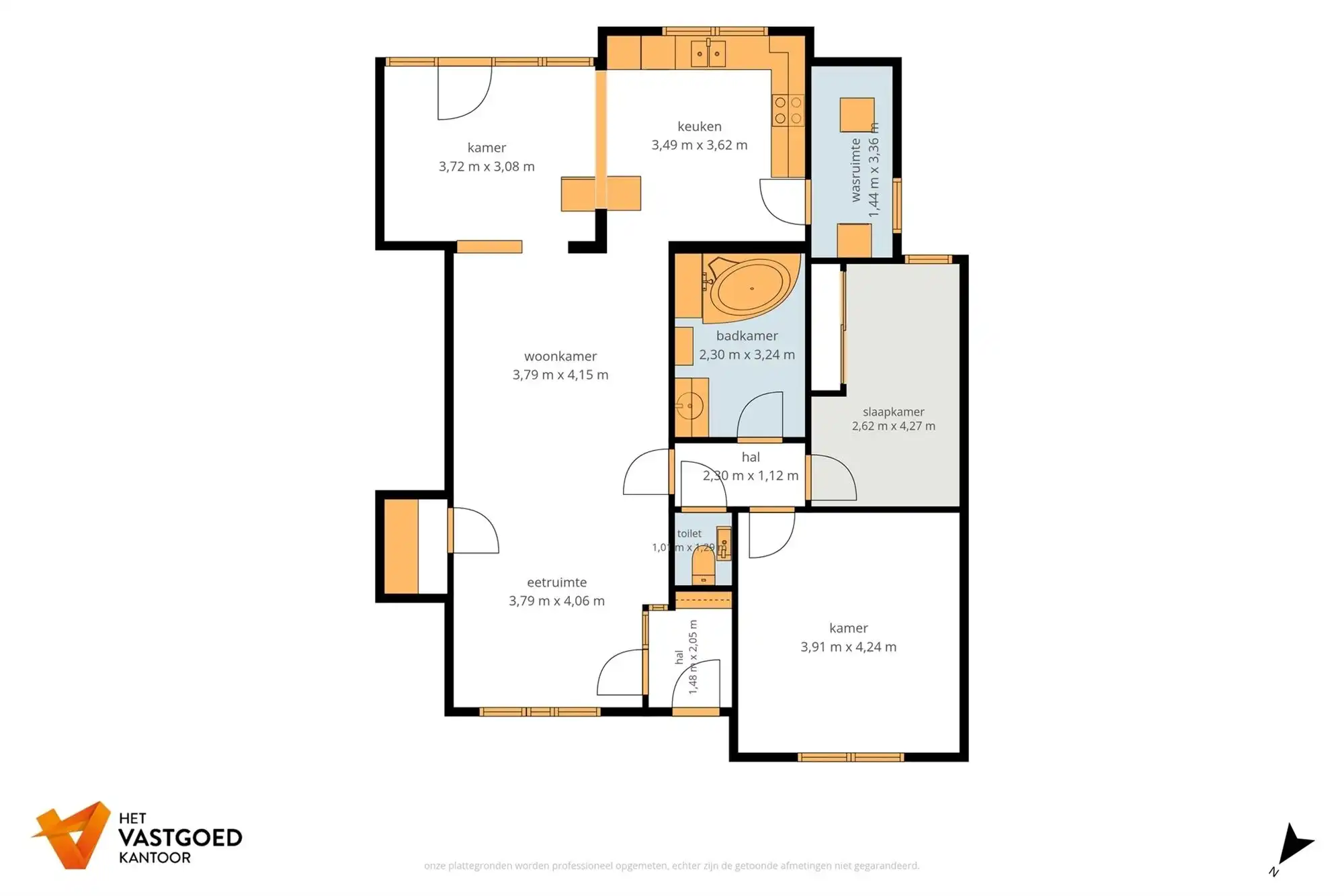 GELIJKVLOERS APPARTEMENT MET STAANPLAATS EN AFGESLOTEN GARAGE TE BERINGEN foto 35