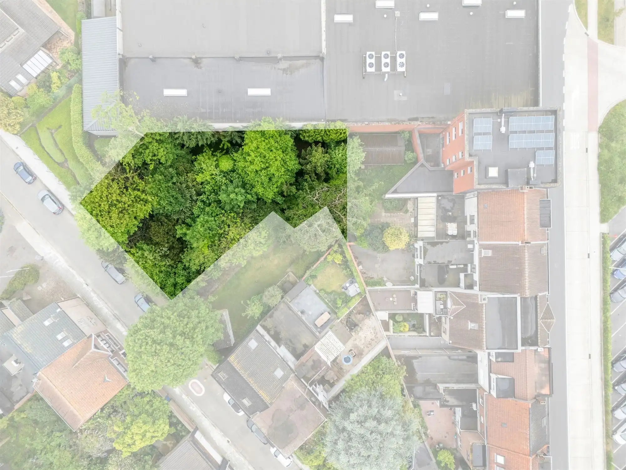 Bouwgrond van 596m² voor open bebouwing in het centrum van Zelzate foto 2