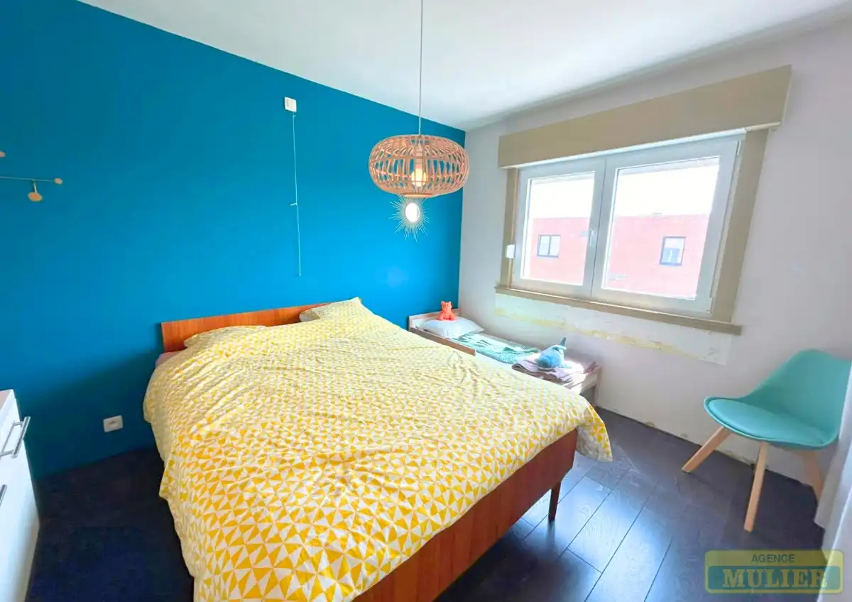 APPARTEMENT MET ZIJDELINGS ZEEZICHT EN 1 SLAAPKAMER TE KOOP TE DE PANNE : foto 13