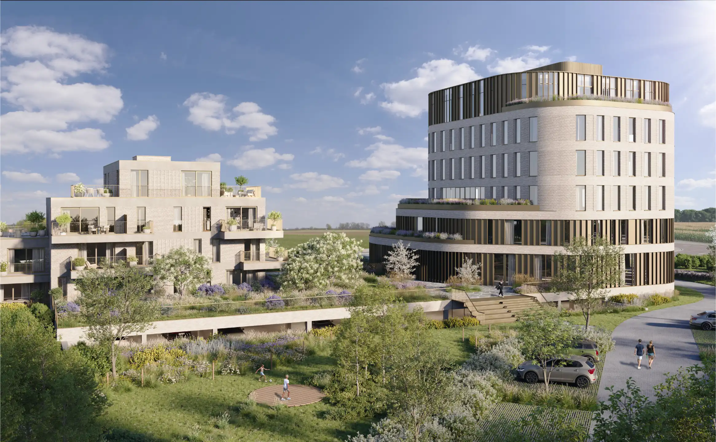 UNIEK, GROEN WOONPROJECT OP VOORMALIGE KBC SITE foto 4