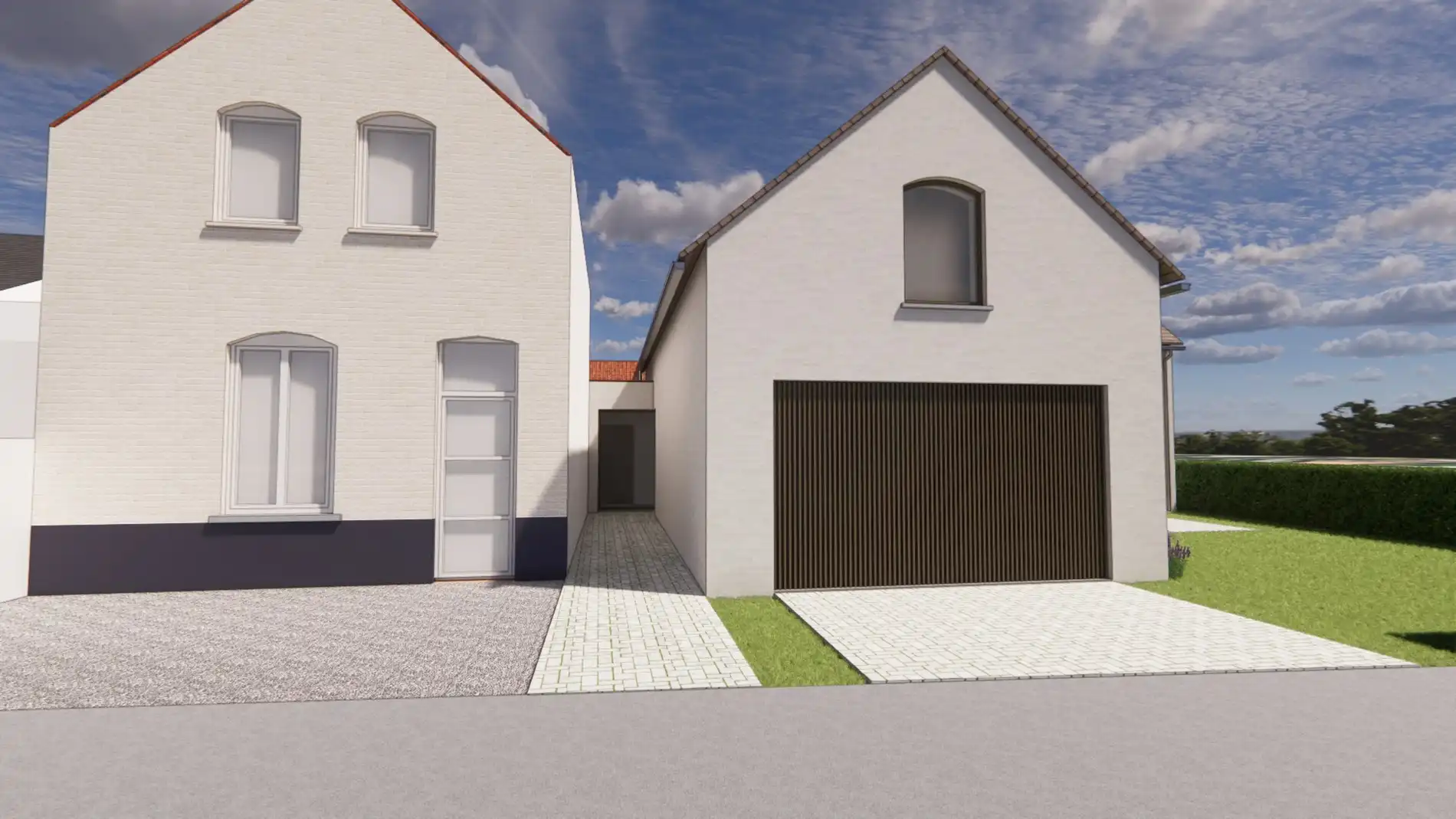 Bouwgrond van 403 m² mét vergund architecturaal woonproject in hartje Lauwe! foto 8
