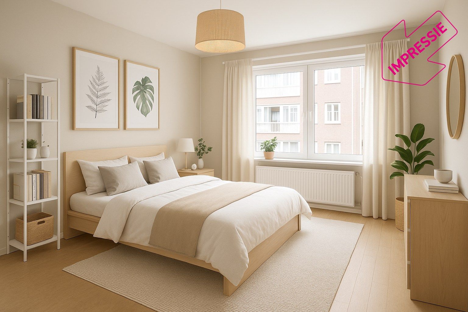 Ruim, licht appartement met 2 slaapkamers en terras foto 17
