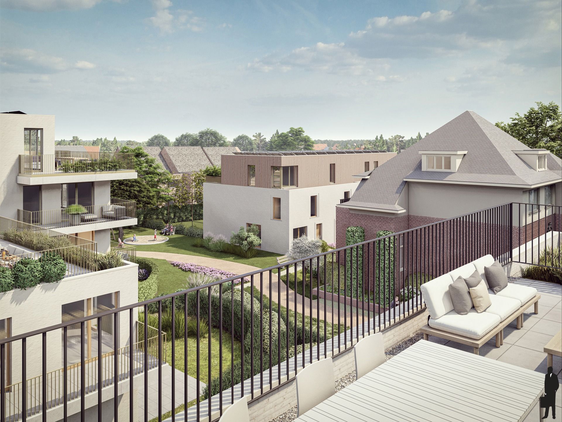 KOOP NU NOG AAN 6%! Stijlvol nieuwbouwproject het Bloemenhof gelegen in het centrum van Hoogstraten! foto {{pictureIndex}}