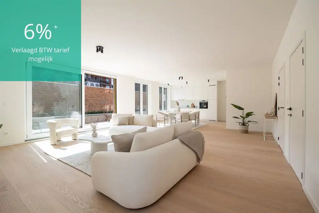 Luxueus gelijkvloers app met ruime tuin foto {{pictureIndex}}