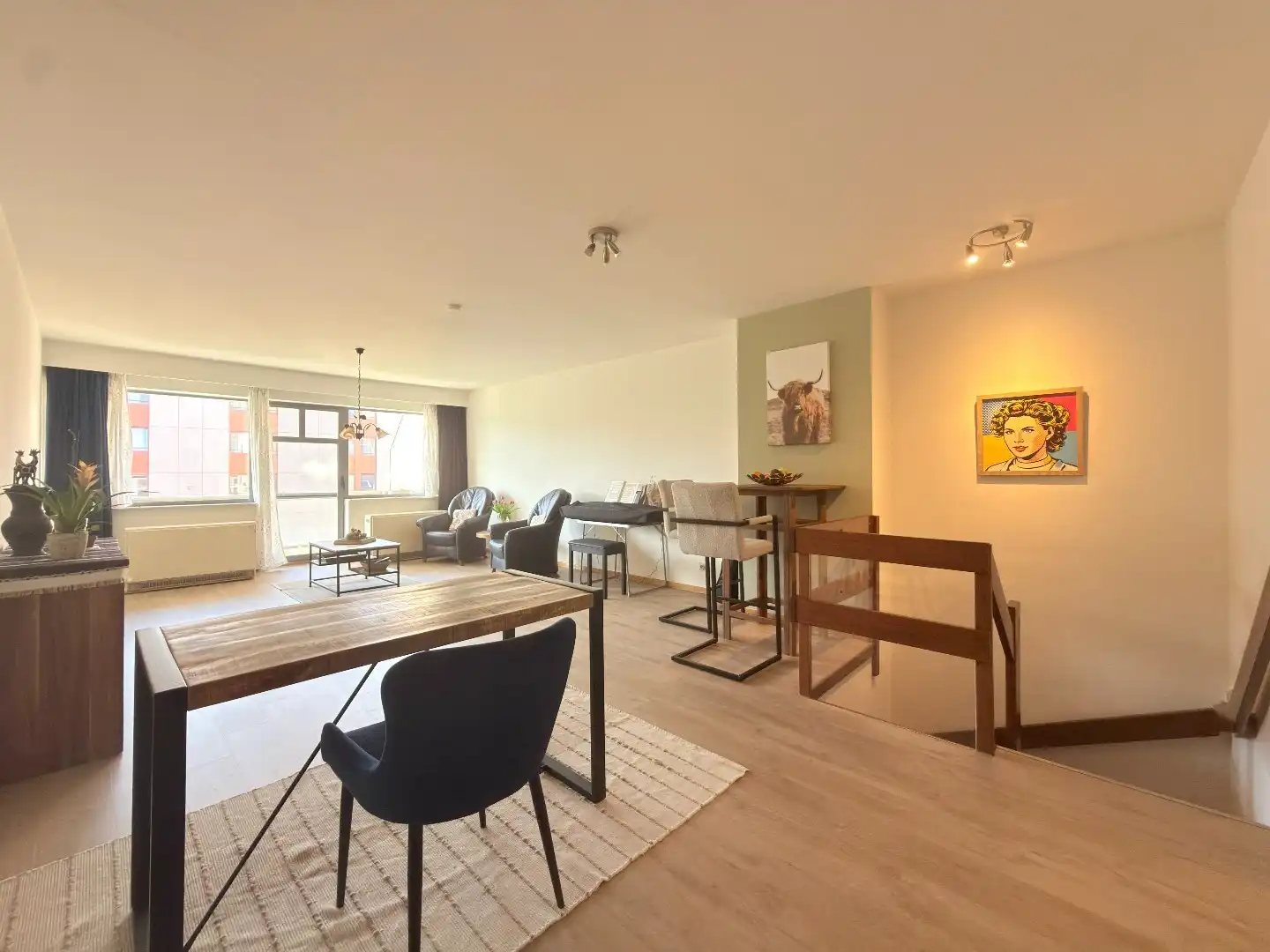 Lichtrijk duplex appartement in centrum Leuven foto 2