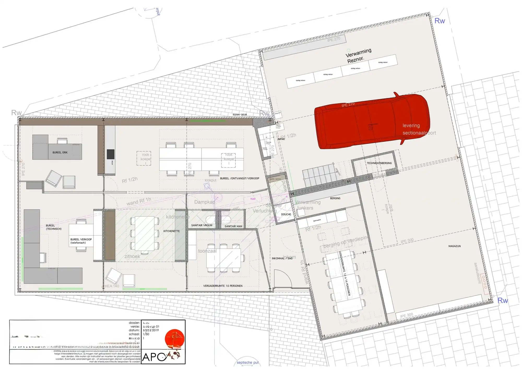 Vrijstaand KMO / kantoorgebouw van ca 405 m² op 1.200 m² foto 18